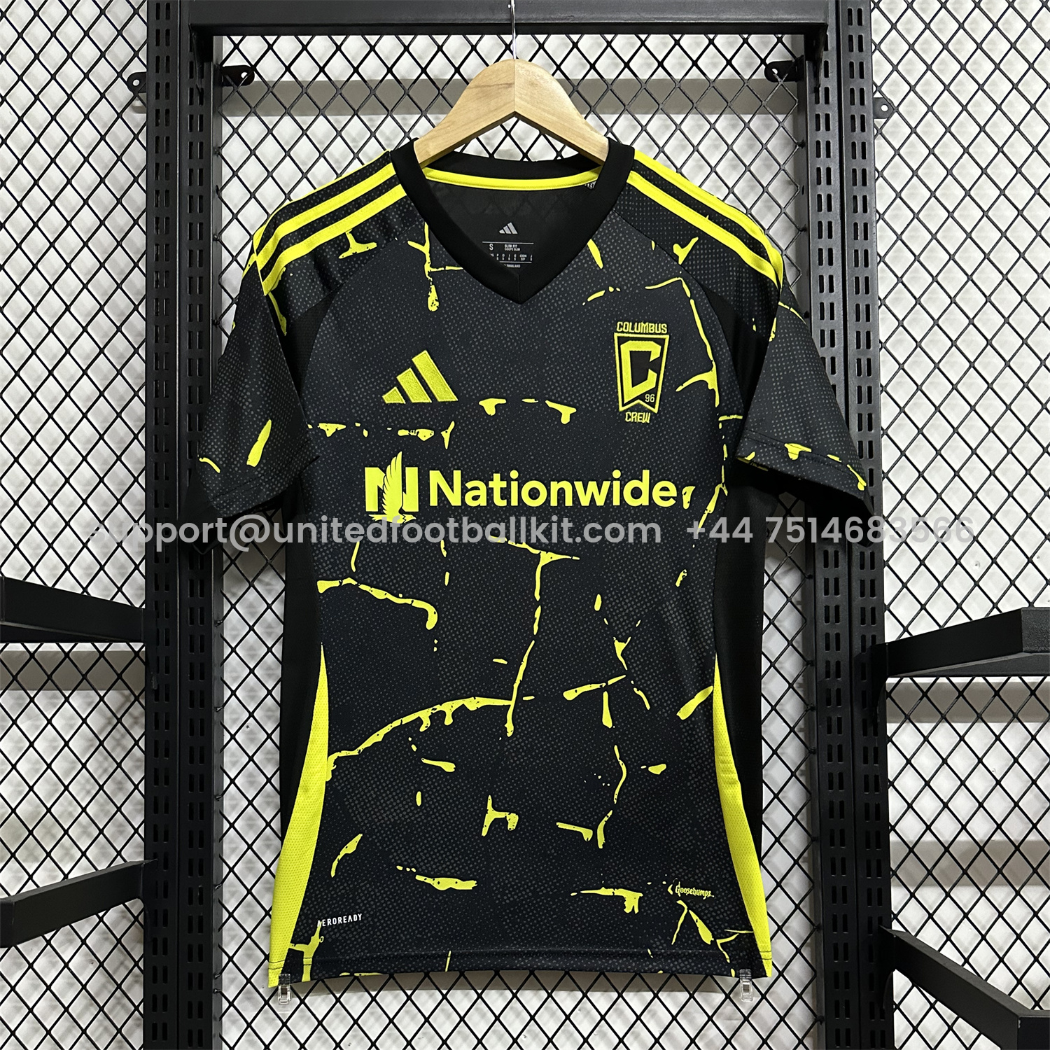 Unitedfootballkit.com | Columbus Crew 2025 Away Jersey - Fans Version -Customize Name, Number and Patch | Worldwide Shipping