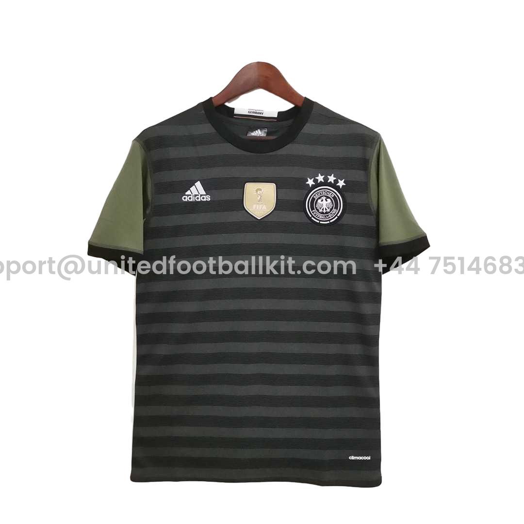 Unitedfootballkit.com | Retro Germany 2016 Away Stadium Jersey -Customize Name, Number and Patch | Worldwide Shipping