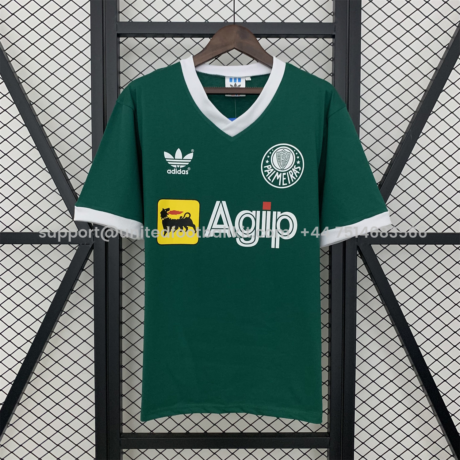 Unitedfootballkit.com | Retro Palmeiras 1987-88 Home Jersey -Customize Name, Number and Patch | Worldwide Shipping