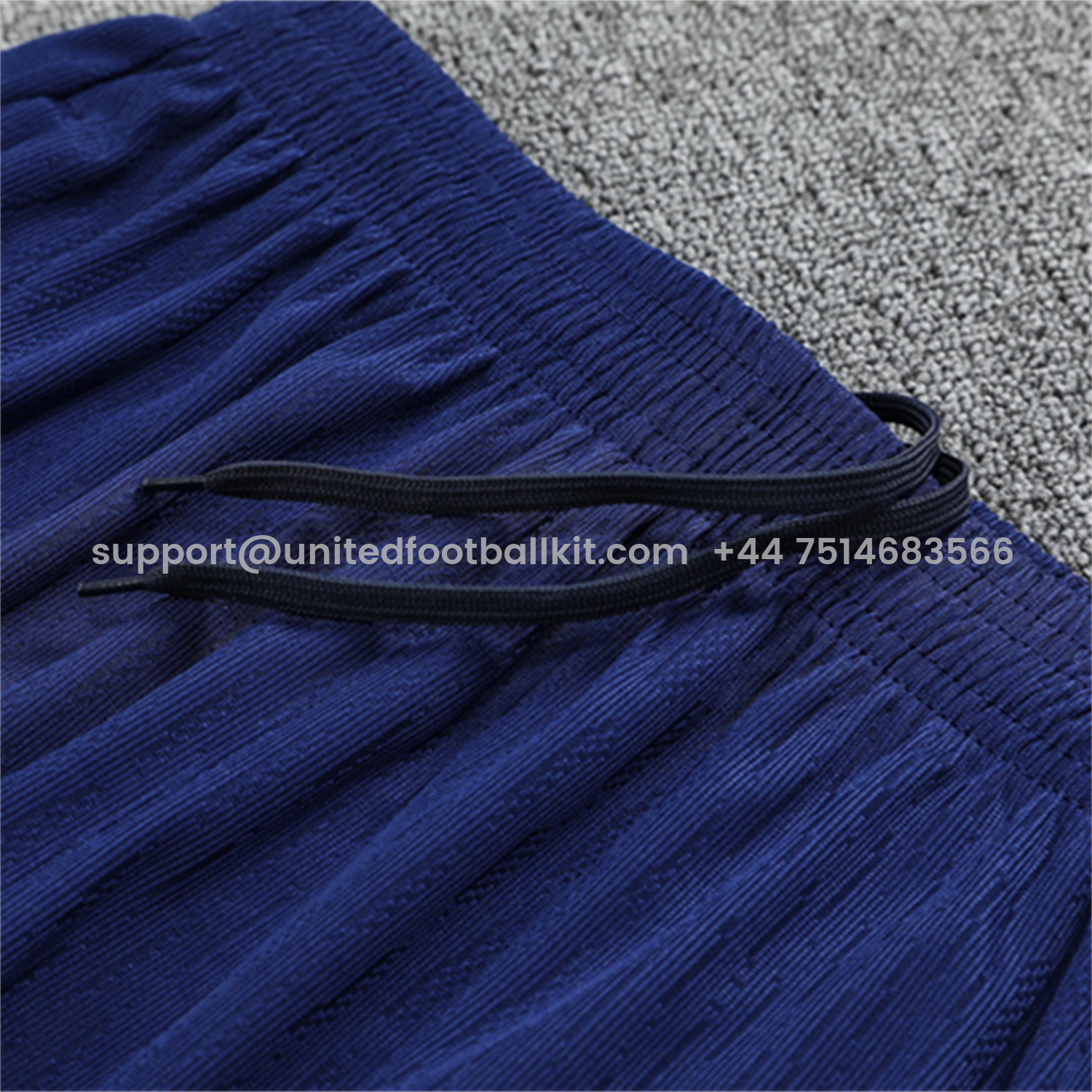 Unitedfootballkit.com | Paris Saint-Germain PSG 25-26 Long Sleeves Training Set - Royal Blue Gray Sleeves Top & Royal Blue Pants -Customize Name, Number and Patch | Worldwide Shipping