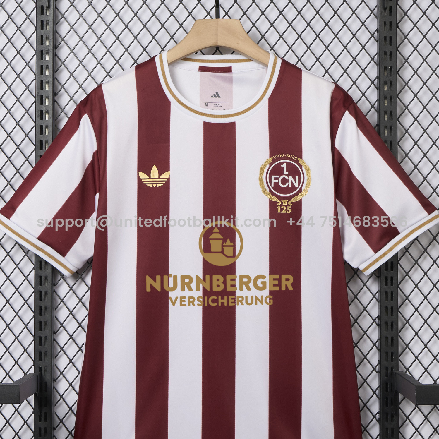 Unitedfootballkit.com | Nürnberg 24-25 125-Year Anniversary Jersey With Sponsors - Fans Version -Customize Name, Number and Patch | Worldwide Shipping