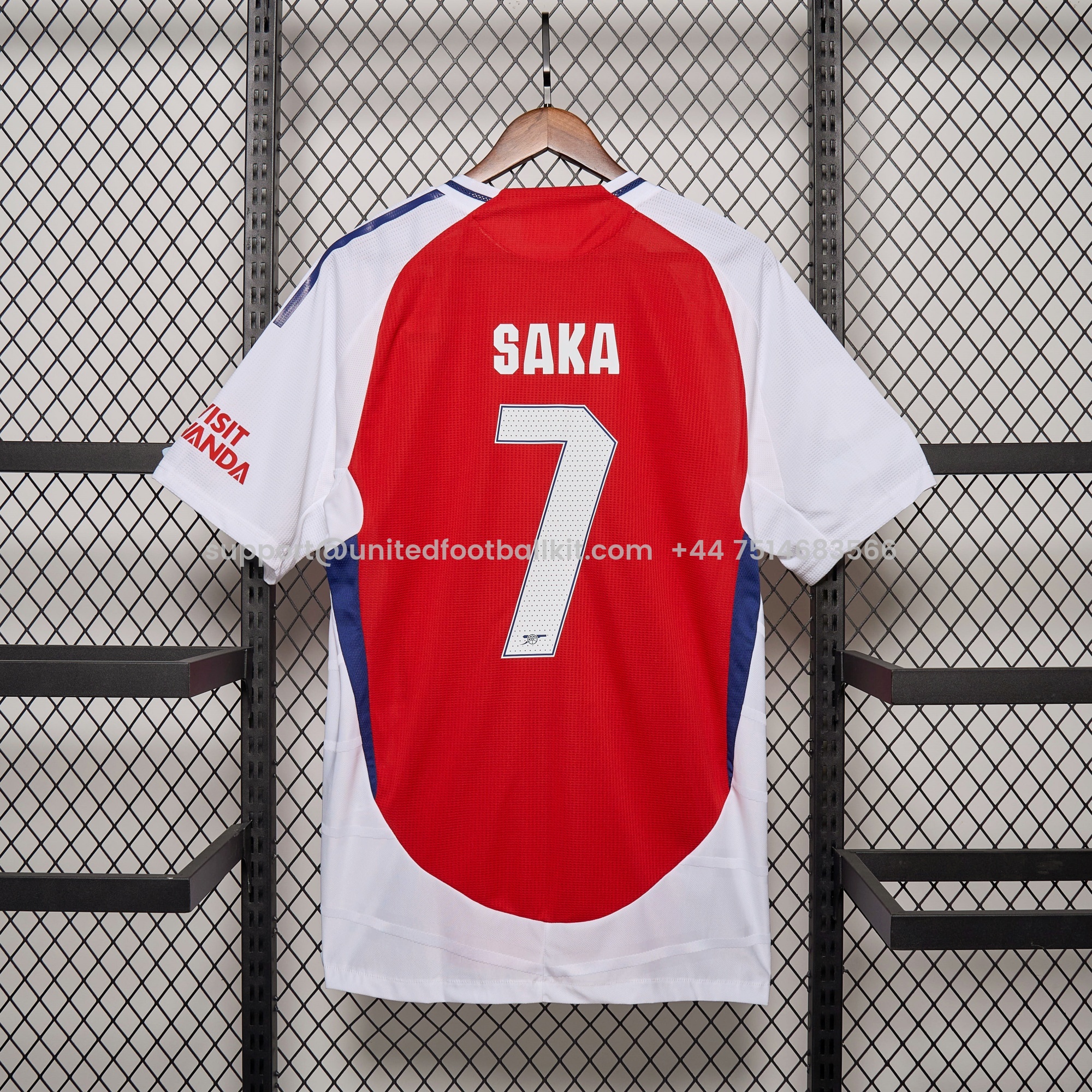 Unitedfootballkit.com | Arsenal 24-25 Home Stadium Jersey - Fans Version -Customize Name, Number and Patch | Worldwide Shipping