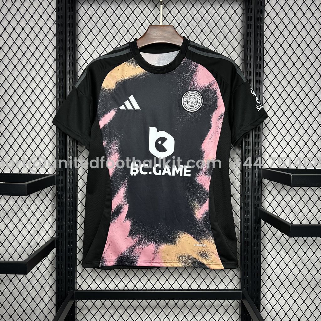 Unitedfootballkit.com | Leicester City 24-25 Away Jersey - Fans Version -Customize Name, Number and Patch | Worldwide Shipping