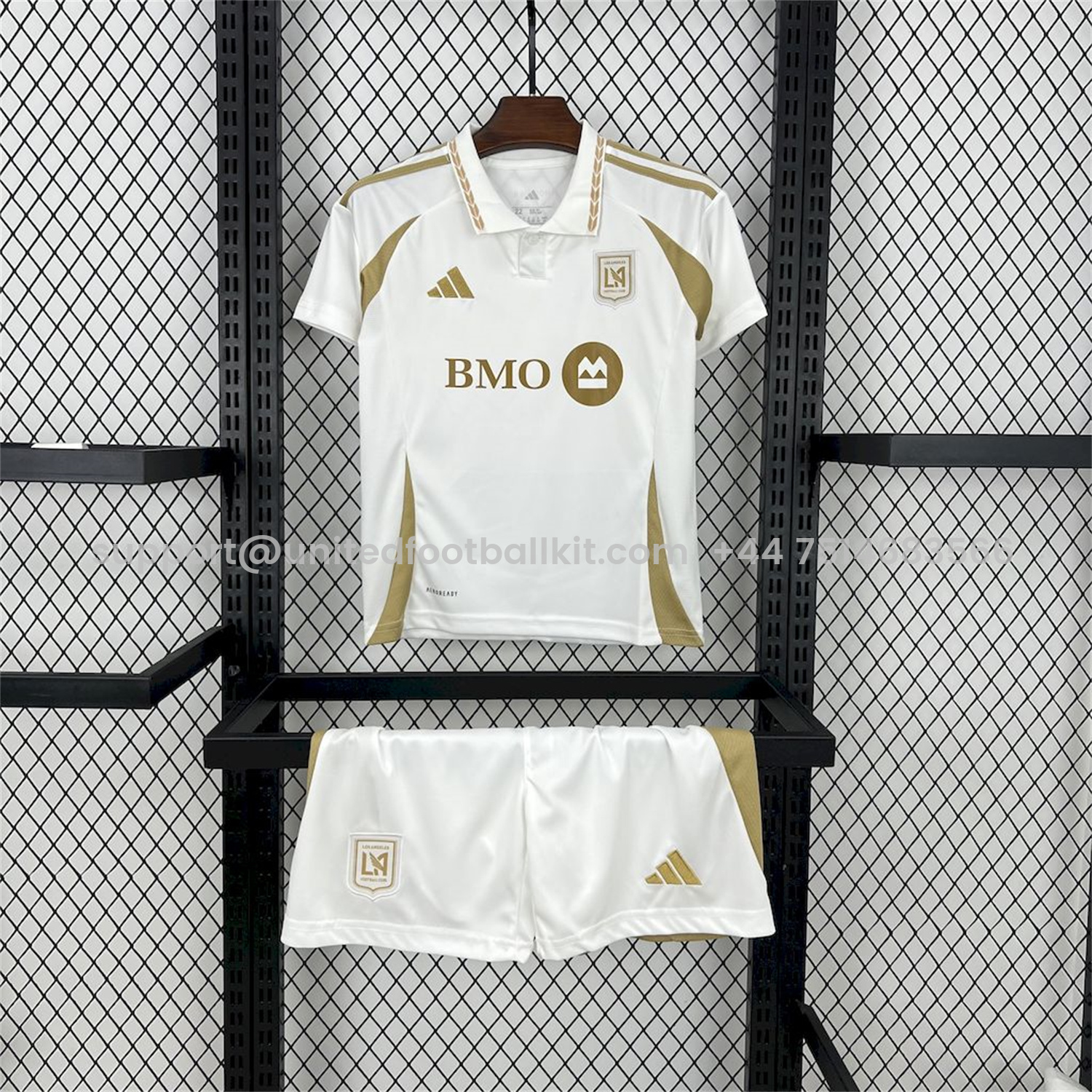 Unitedfootballkit.com | Los Angeles FC 2025 Away Kids Kit -Customize Name, Number and Patch | Worldwide Shipping