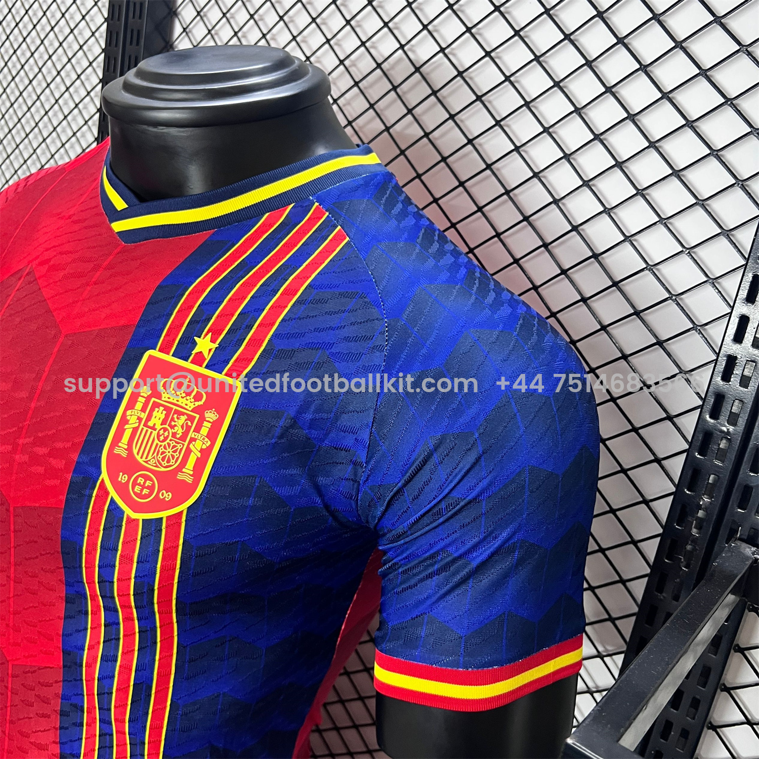 Unitedfootballkit.com | Spain 2024 Red Special Edition Jersey - Player Version -Customize Name, Number and Patch | Worldwide Shipping