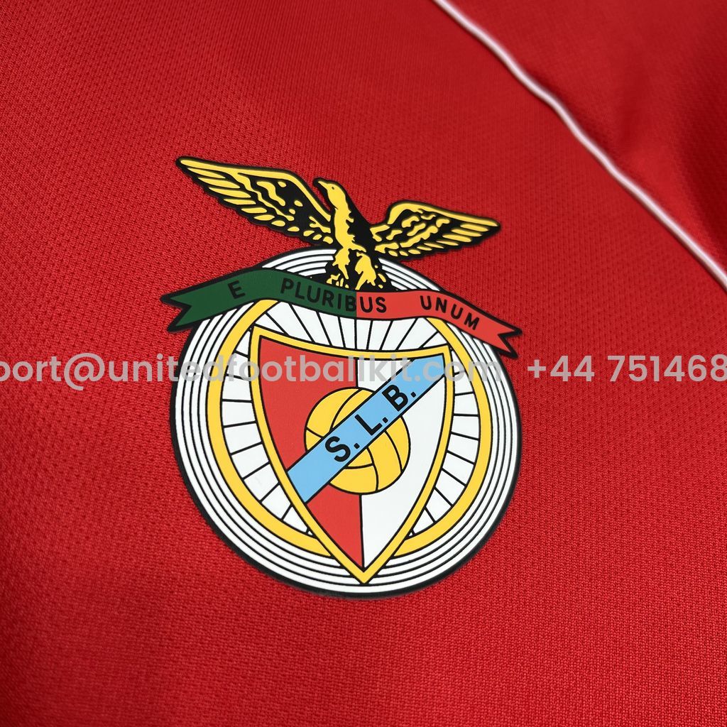 Unitedfootballkit.com | Retro Benfica 1994-95 Home Stadium Jersey -Customize Name, Number and Patch | Worldwide Shipping