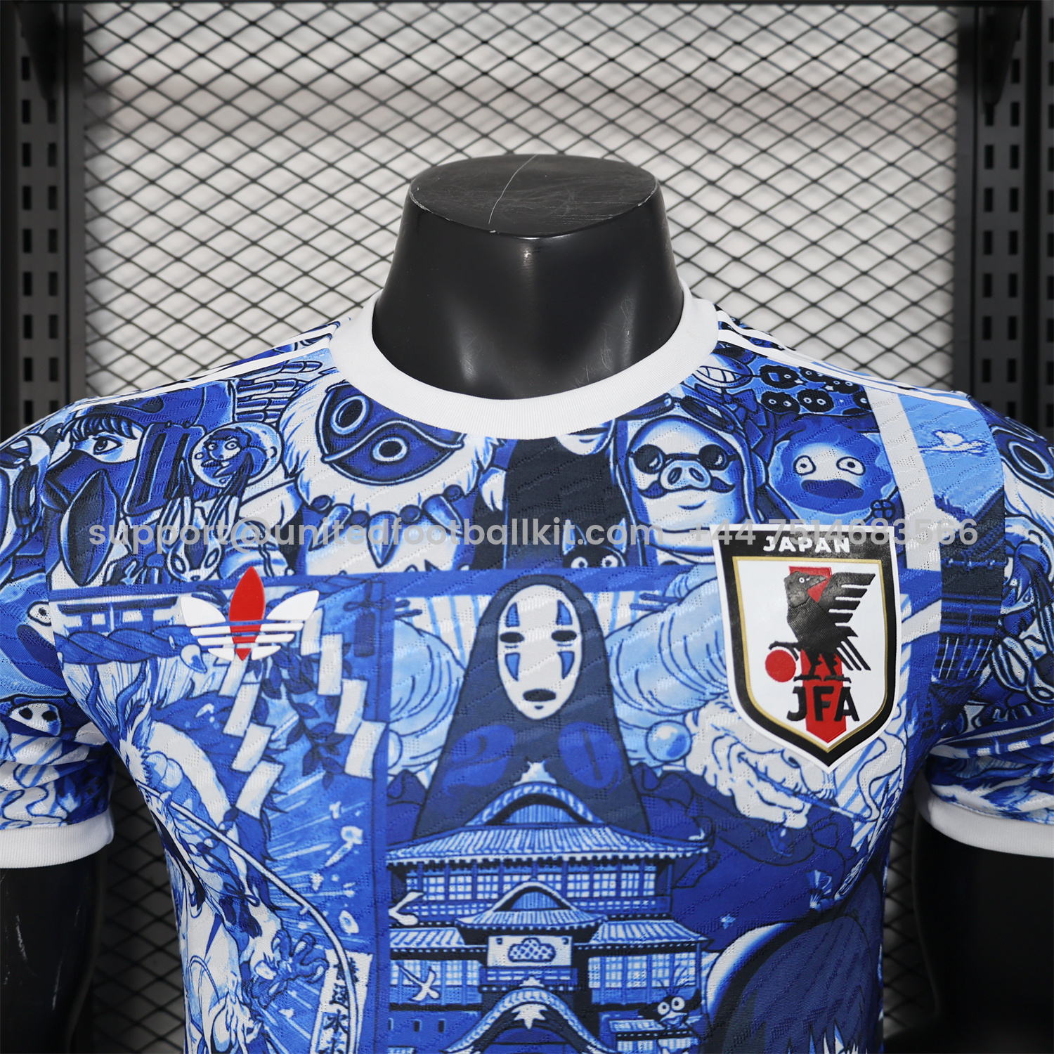 Unitedfootballkit.com | Japan 25-26 Spirited Away Blue Special Edition Jersey - Player Version -Customize Name, Number and Patch | Worldwide Shipping