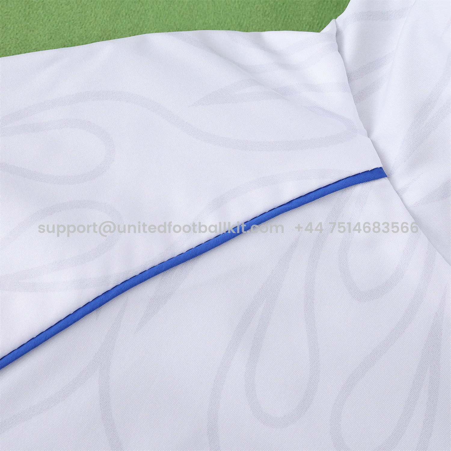 Unitedfootballkit.com | Retro Japan 1998 Throwback Double Sided Reversible Windbreaker - White & Blue -Customize Name, Number and Patch | Worldwide Shipping