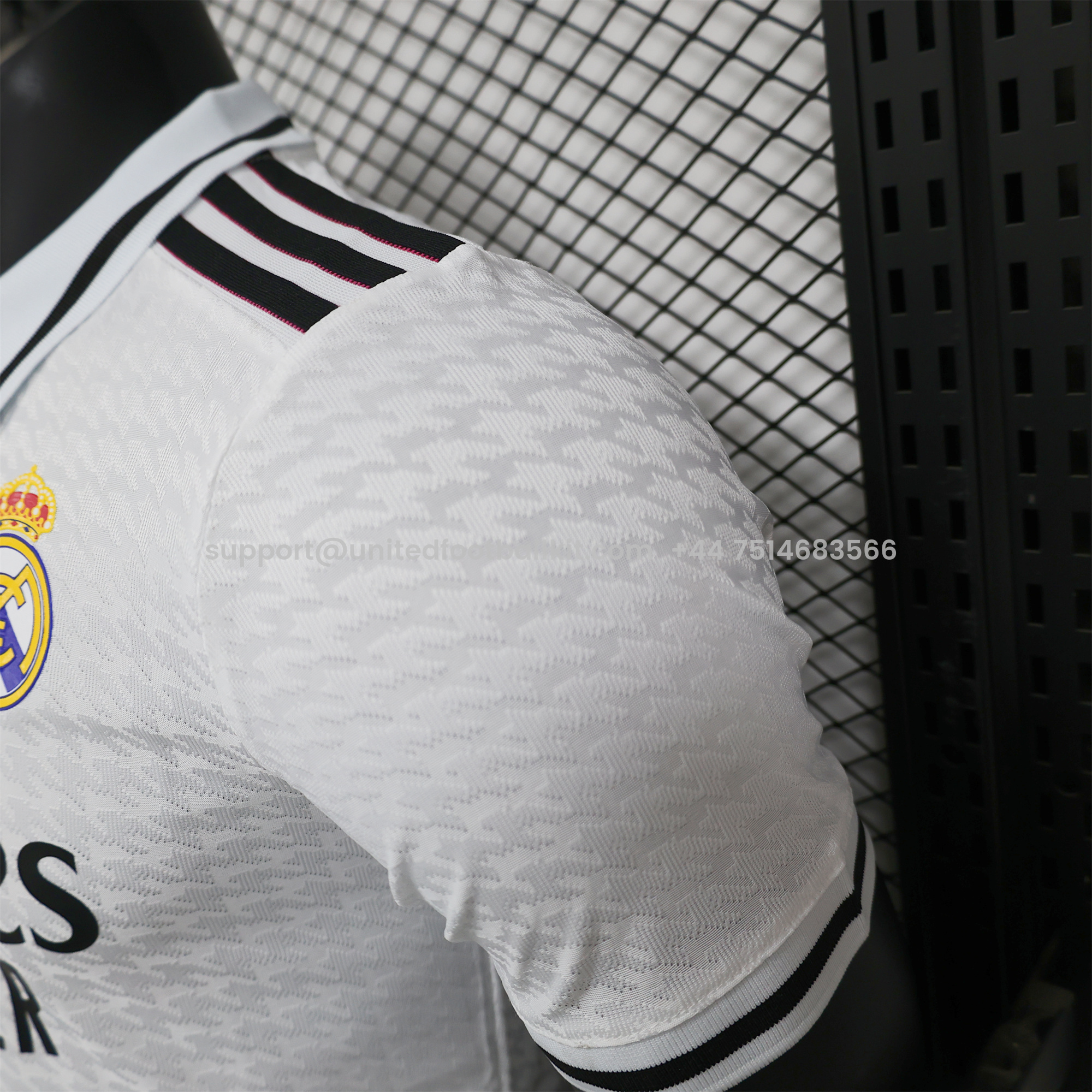 Unitedfootballkit.com | Real Madrid 24-25 Originals White POLO Jersey - Player Version -Customize Name, Number and Patch | Worldwide Shipping