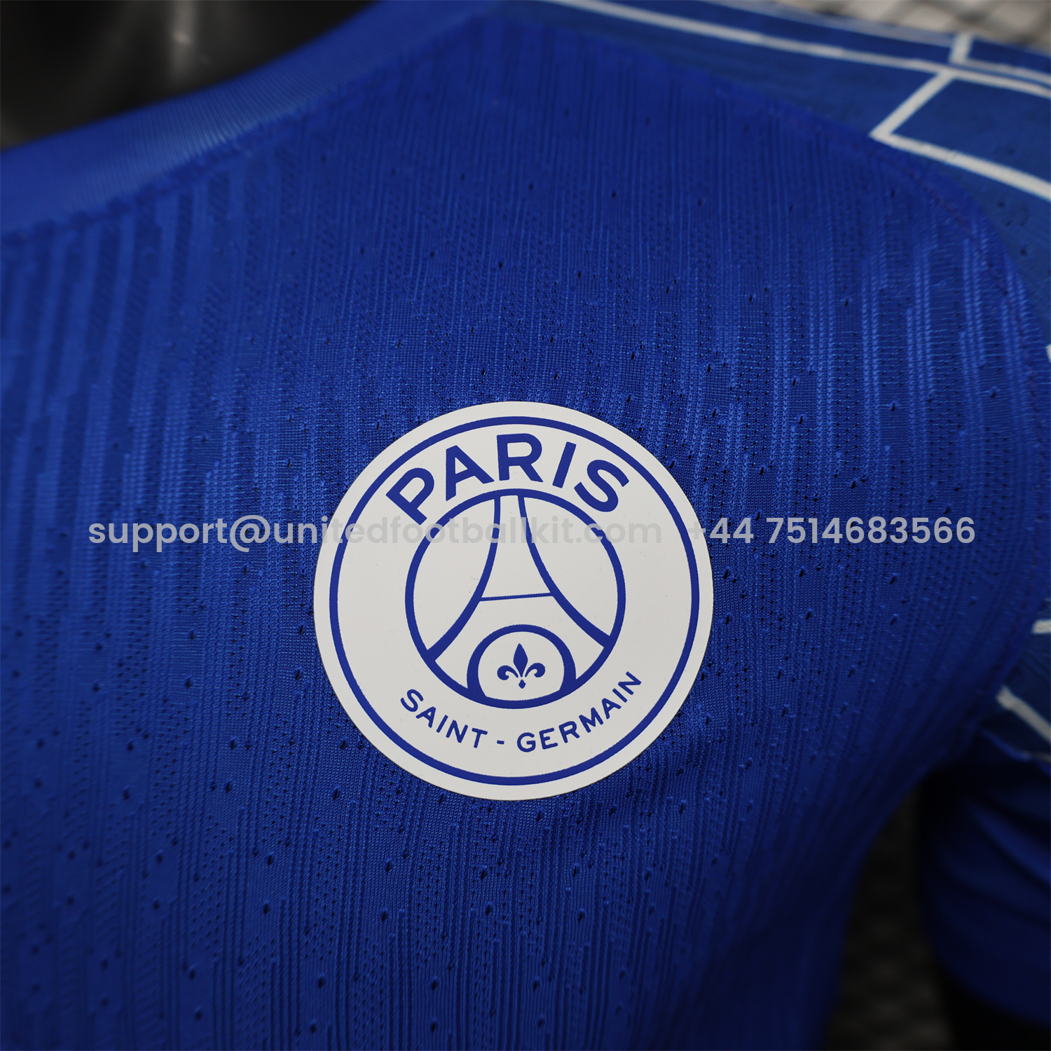 Unitedfootballkit.com | Paris Saint-Germain PSG X JD 24-25 Blue Special Edition Jersey - Player Version -Customize Name, Number and Patch | Worldwide Shipping