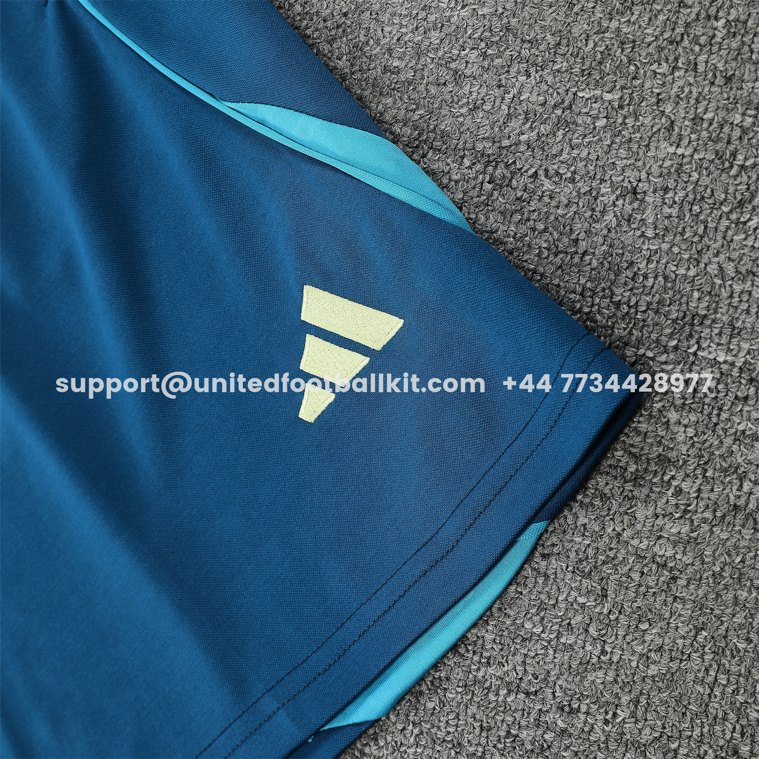 Unitedfootballkit.com | Club América 25-26 Short-Sleeve Training Set - Royal Blue With Light Blue Accents Top & Pants -Customize Name, Number and Patch | Worldwide Shipping