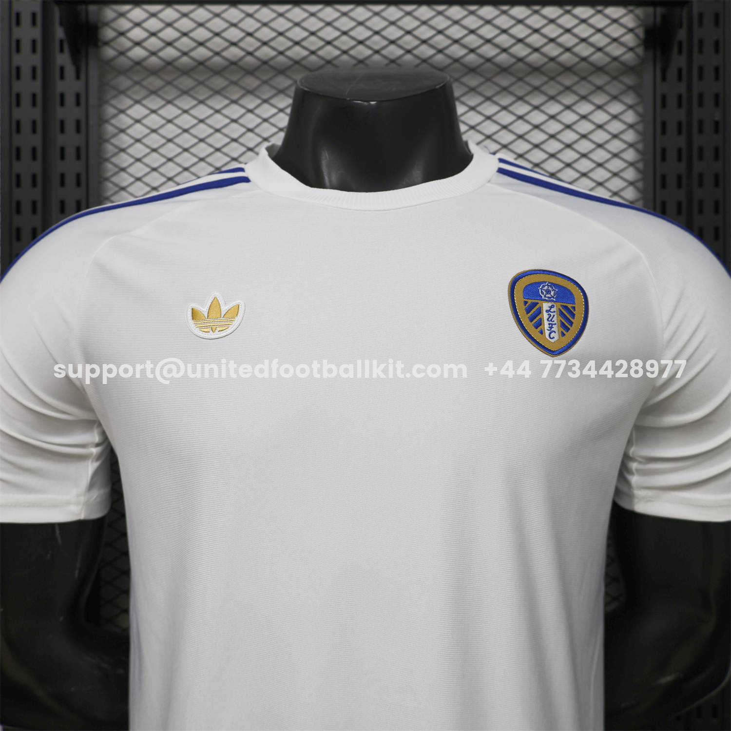Unitedfootballkit.com | Leeds United 25-26 Icon Travel Special White Jersey - Player Version -Customize Name, Number and Patch | Worldwide Shipping