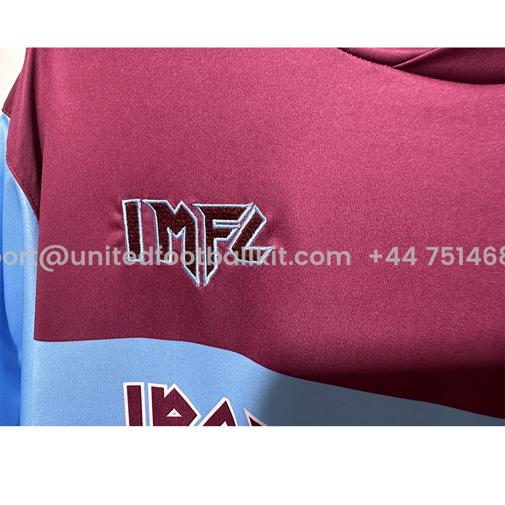 Unitedfootballkit.com | Iron Maiden x West Ham Home Special Edition Jersey - with 11 print -Customize Name, Number and Patch | Worldwide Shipping
