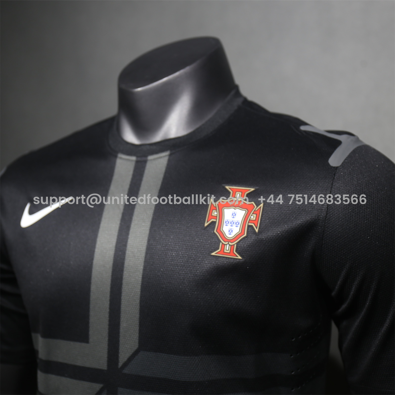 Unitedfootballkit.com | Retro Portugal 2013 Away Long Sleeves Jersey - Player Version -Customize Name, Number and Patch | Worldwide Shipping
