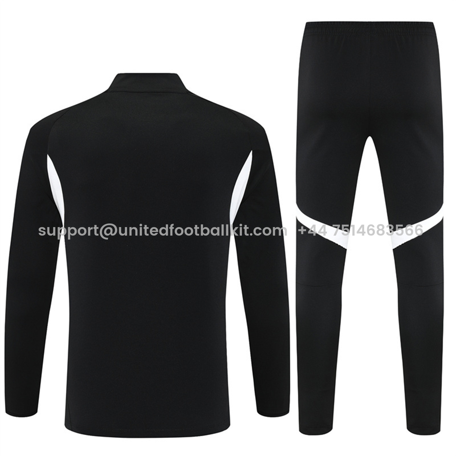 Unitedfootballkit.com | Liver.pool 25-26 Kids Long Sleeve Training Set - Black Top & Black Pants -Customize Name, Number and Patch | Worldwide Shipping