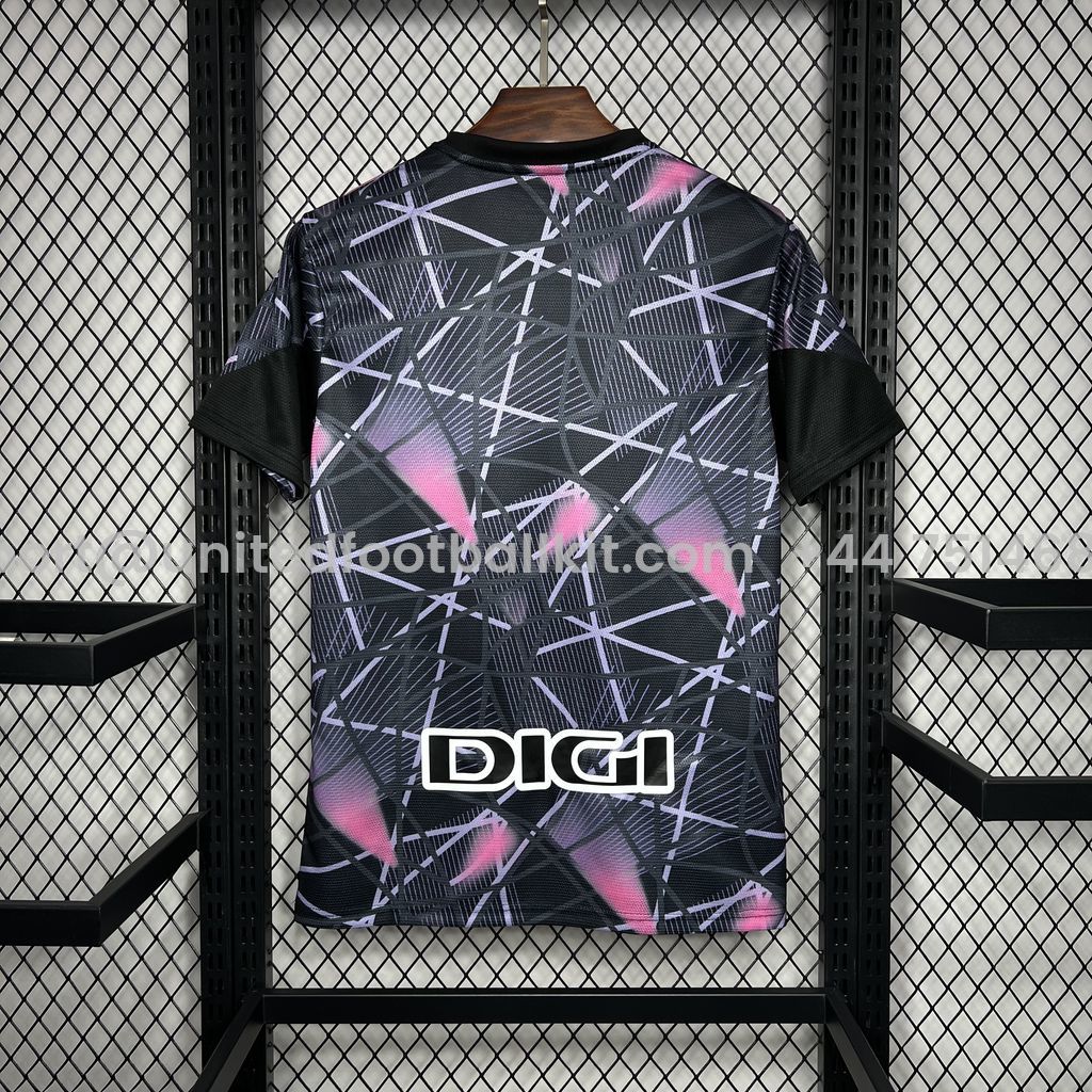 Unitedfootballkit.com | Athletic Bilbao 24-25 Pre-Match Third Jersey - Fans Version -Customize Name, Number and Patch | Worldwide Shipping