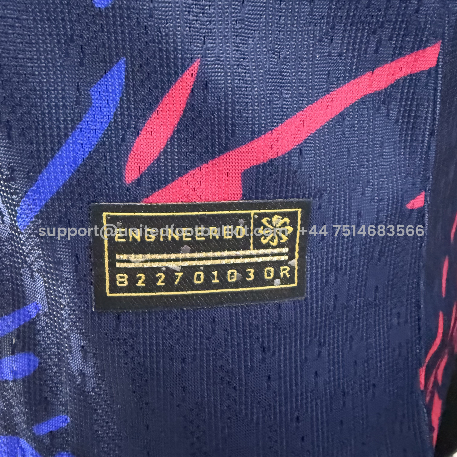 Unitedfootballkit.com | Barcelona 25-26 Red and Blue Graffiti Deep Blue Jersey - Player Version -Customize Name, Number and Patch | Worldwide Shipping