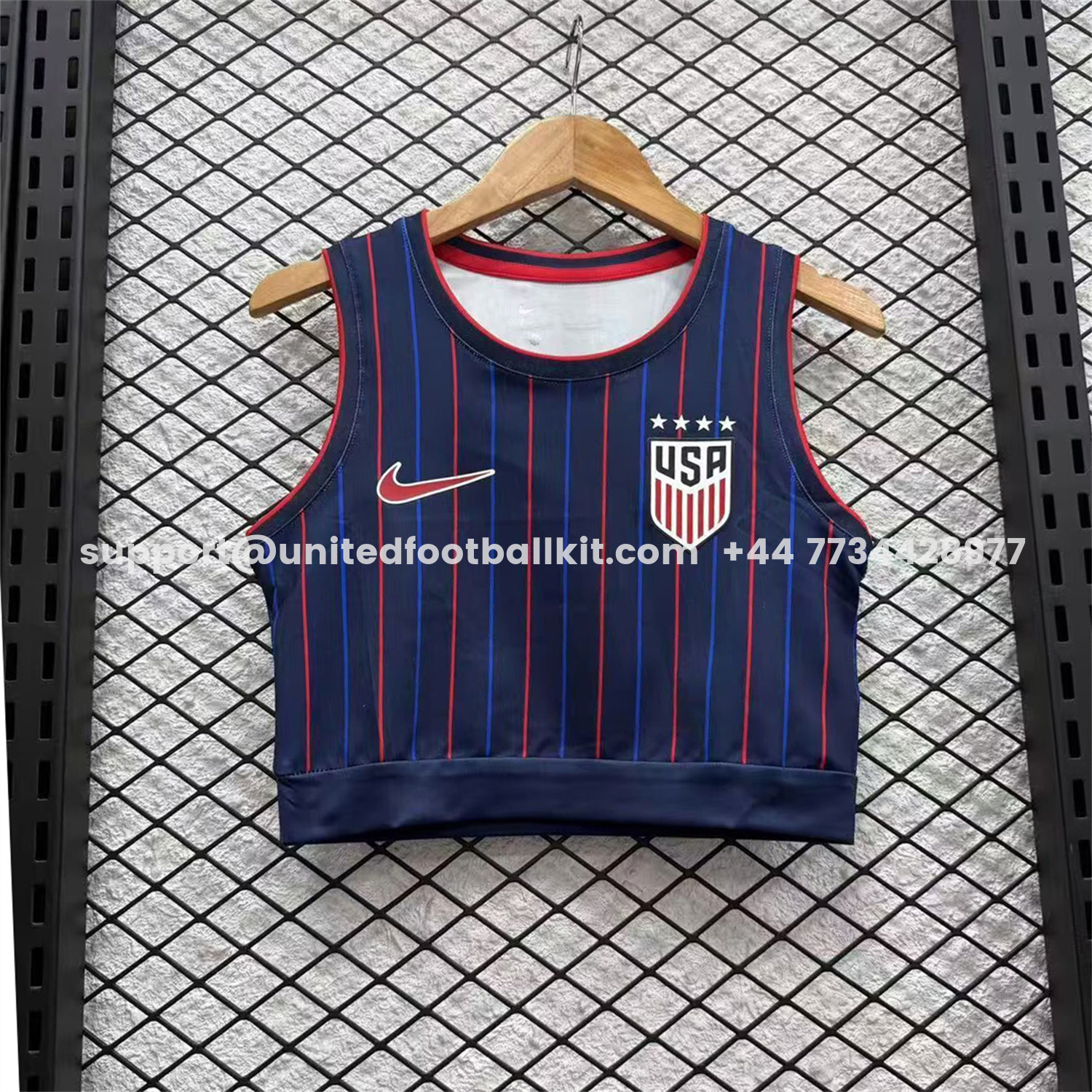 Unitedfootballkit.com | Women's United States USA 25-26 Women's Team Away Yoga Vest -Customize Name, Number and Patch | Worldwide Shipping