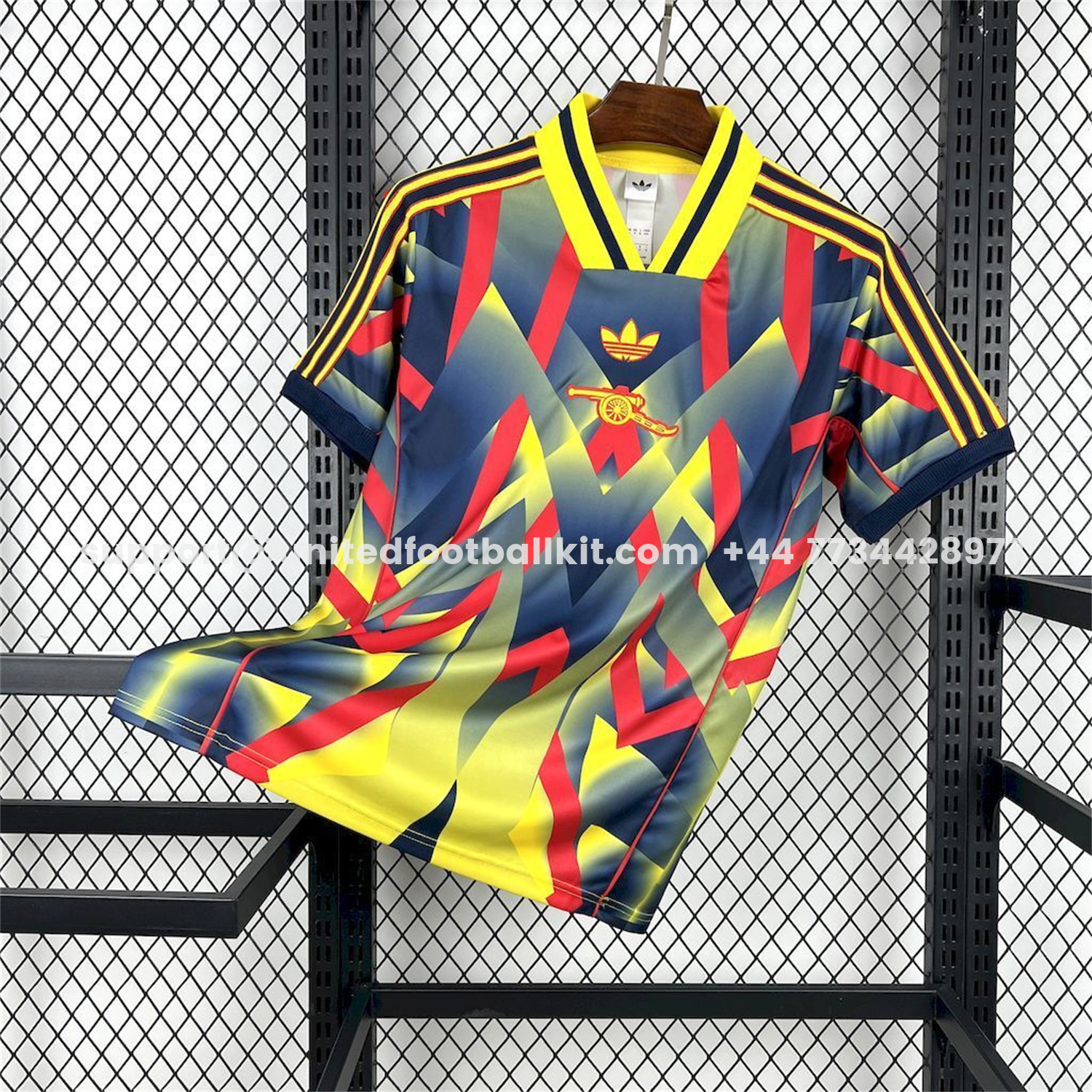 Unitedfootballkit.com | Arsenal 25-26 Red Yellow Blue LFSTLR Jersey - Fans Version -Customize Name, Number and Patch | Worldwide Shipping