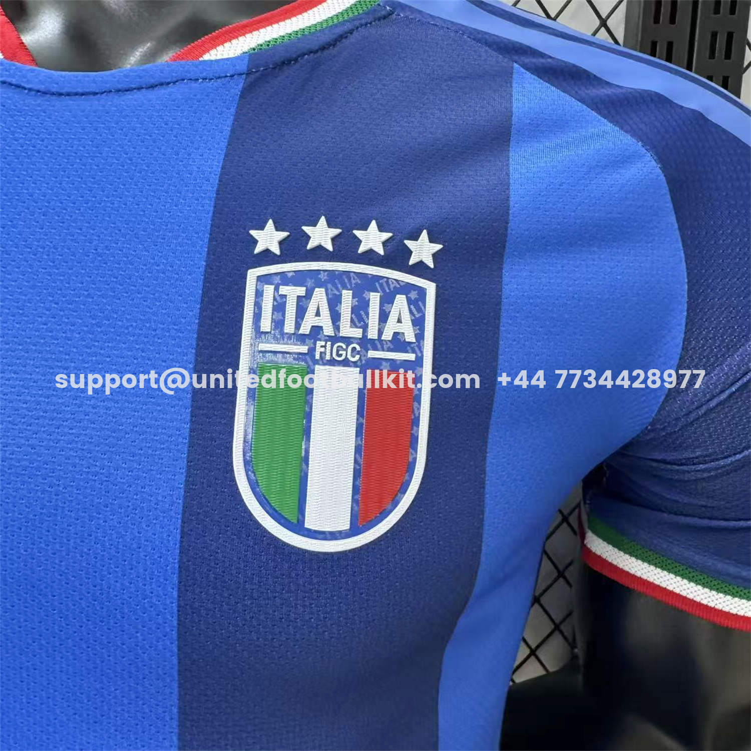 Unitedfootballkit.com | Italy 2026 Blue Vertical Stripes Special Jersey - Player Version -Customize Name, Number and Patch | Worldwide Shipping