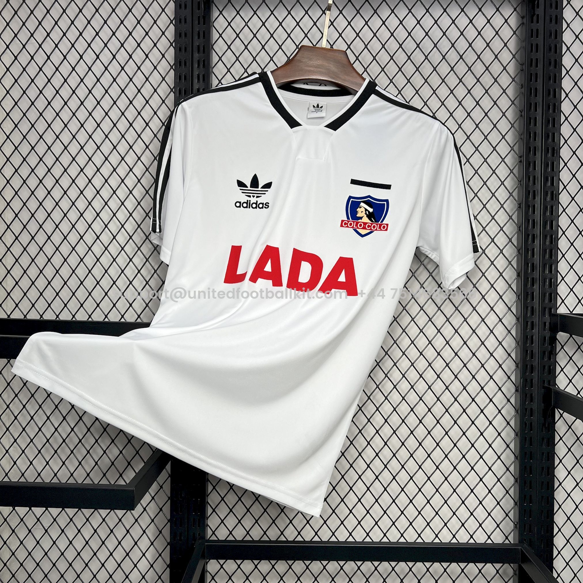 Unitedfootballkit.com | Retro Colo Colo 1991 Home Jersey -Customize Name, Number and Patch | Worldwide Shipping