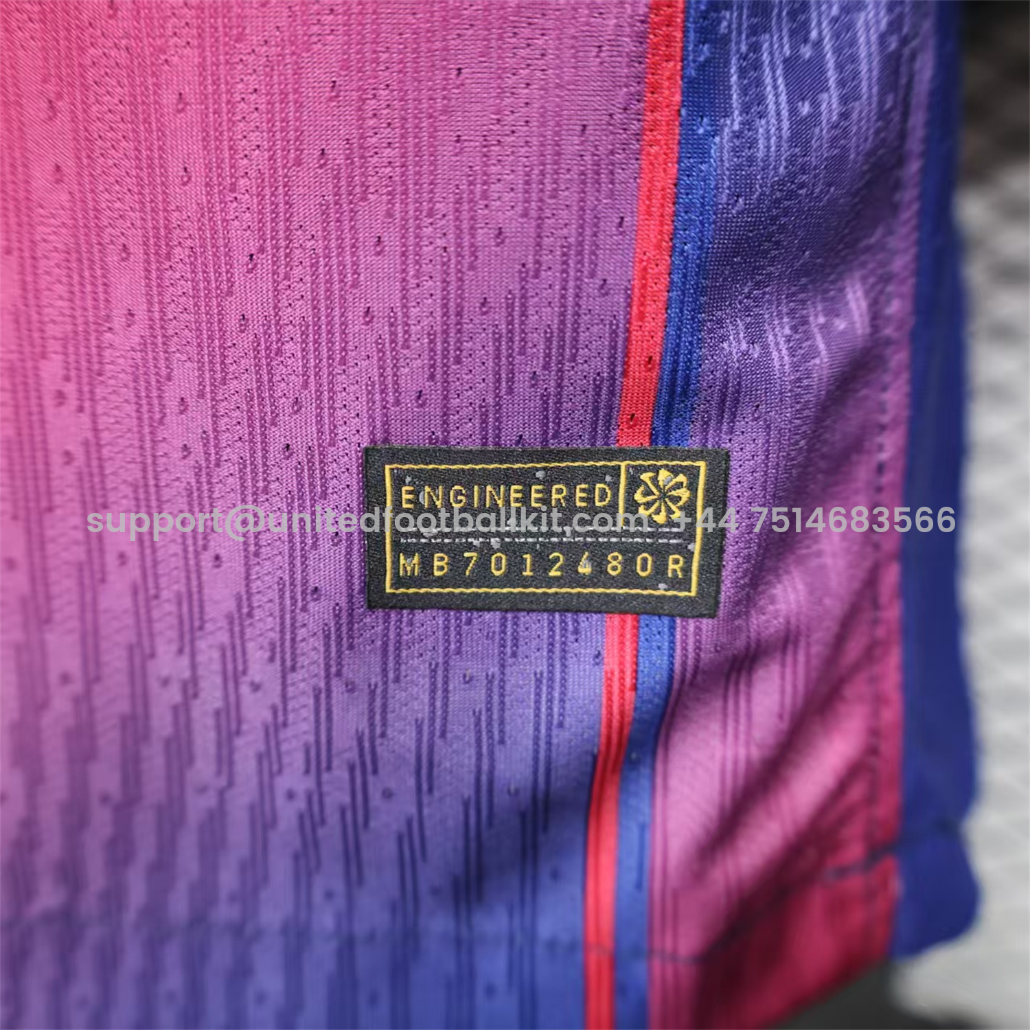 Unitedfootballkit.com | Barcelona 25-26 Home Unsponsored Jersey - Player Version -Customize Name, Number and Patch | Worldwide Shipping