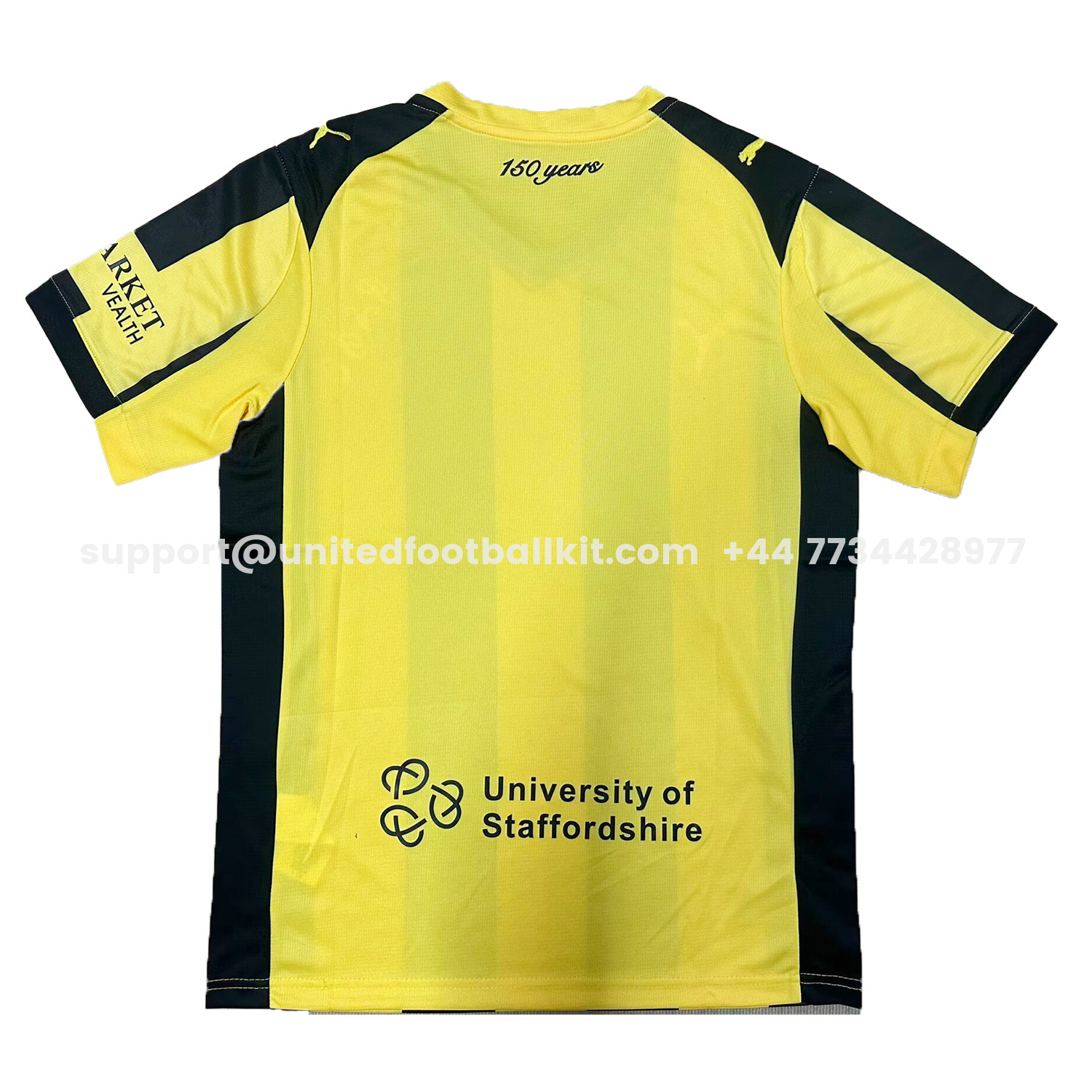 Unitedfootballkit.com | Port Vale 25-26 150th Anniversary Away Jersey - Fans Version -Customize Name, Number and Patch | Worldwide Shipping