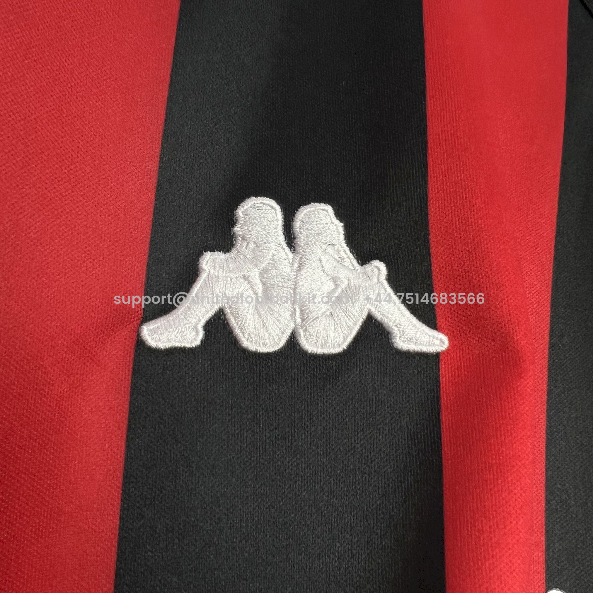 Unitedfootballkit.com | Retro AC Milan 1988-89 Home Jersey -Customize Name, Number and Patch | Worldwide Shipping
