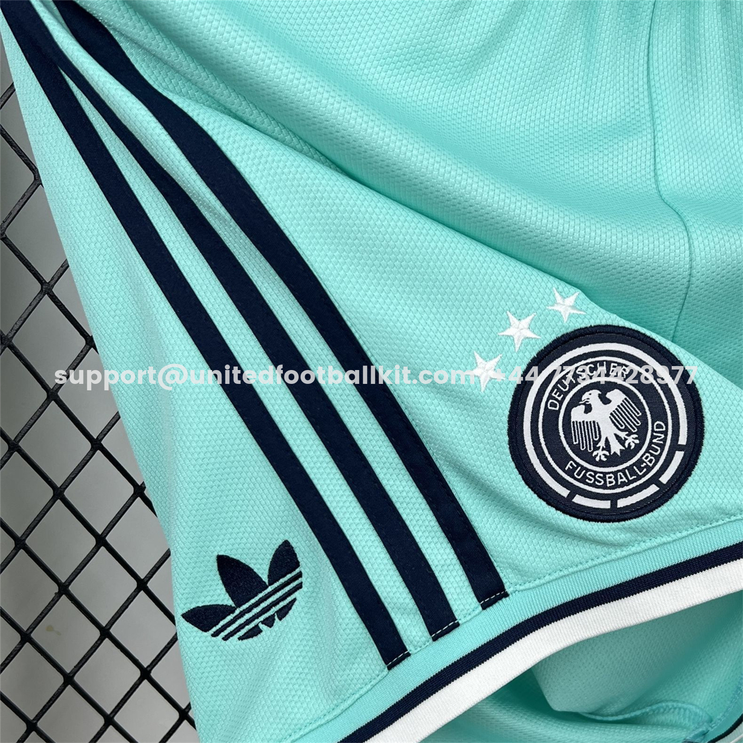 Unitedfootballkit.com | Germany 2026 Away Green Shorts - Fans Version -Customize Name, Number and Patch | Worldwide Shipping
