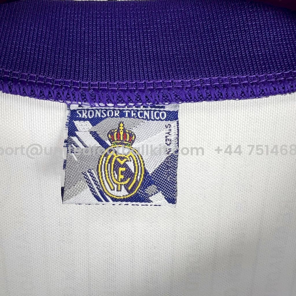 Unitedfootballkit.com | Retro Real Madrid 96-97 Third Away Jersey -Customize Name, Number and Patch | Worldwide Shipping