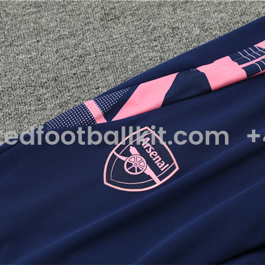 Unitedfootballkit.com | Arsenal 24-25 Long Sleeve Training Set - Pink -Customize Name, Number and Patch | Worldwide Shipping