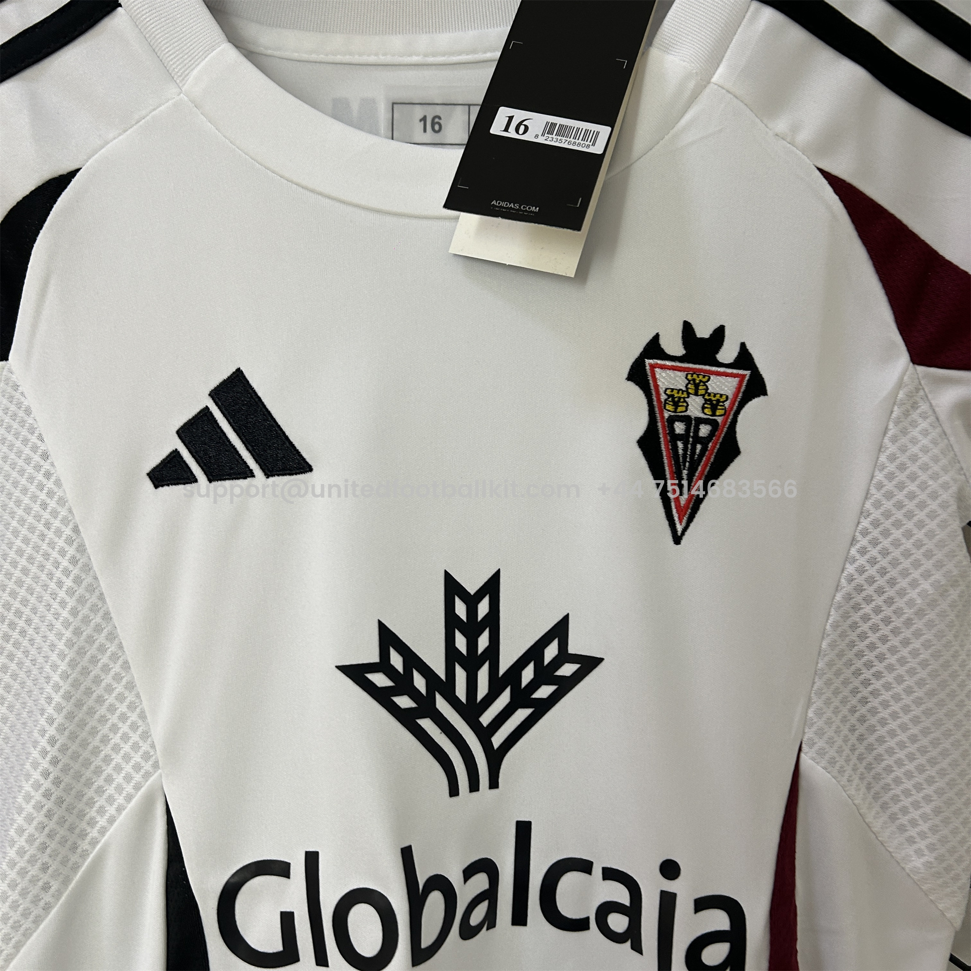 Unitedfootballkit.com | Albacete 24-25 Home Kids Kit -Customize Name, Number and Patch | Worldwide Shipping