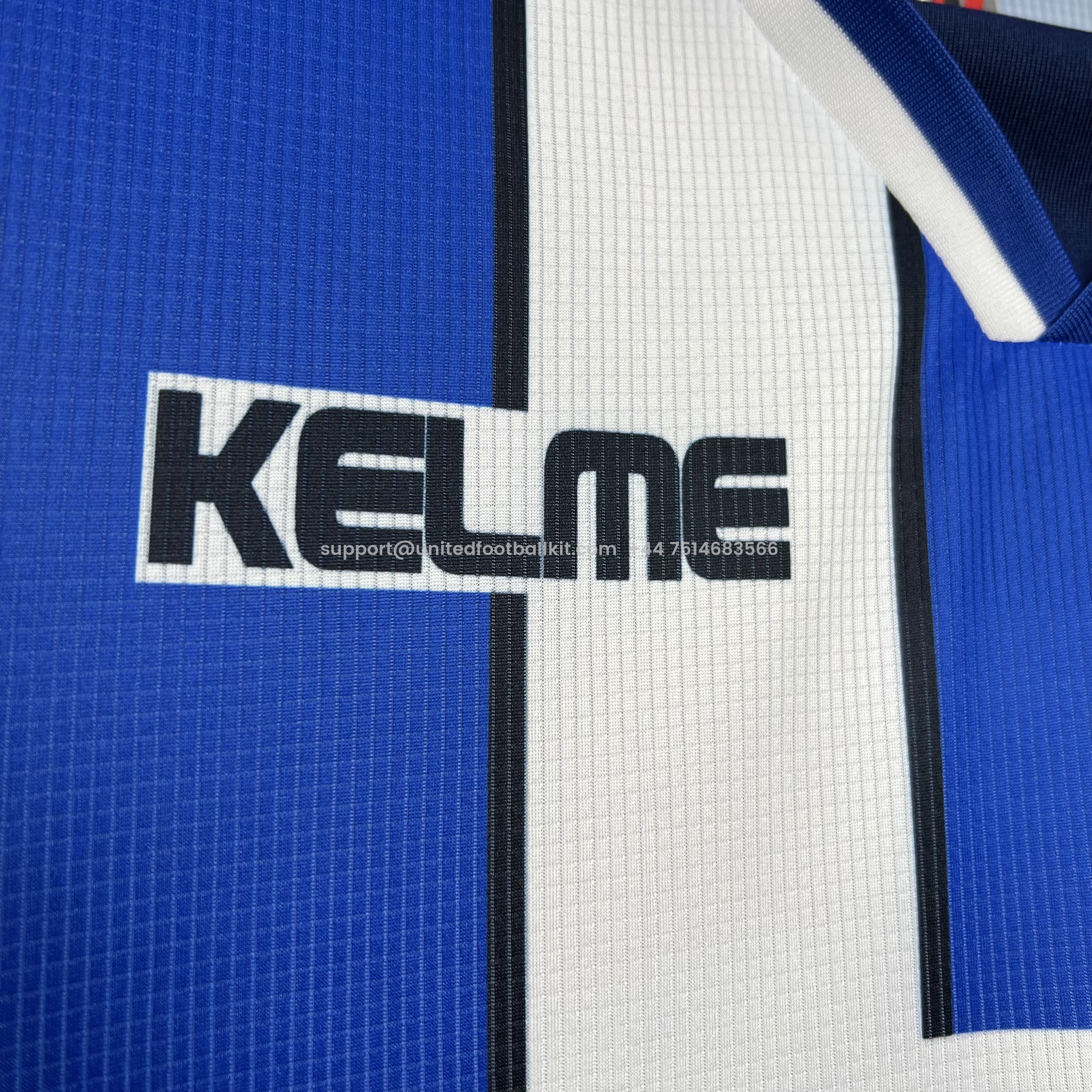 Unitedfootballkit.com | Retro Málaga 1998-99 Home Jersey -Customize Name, Number and Patch | Worldwide Shipping