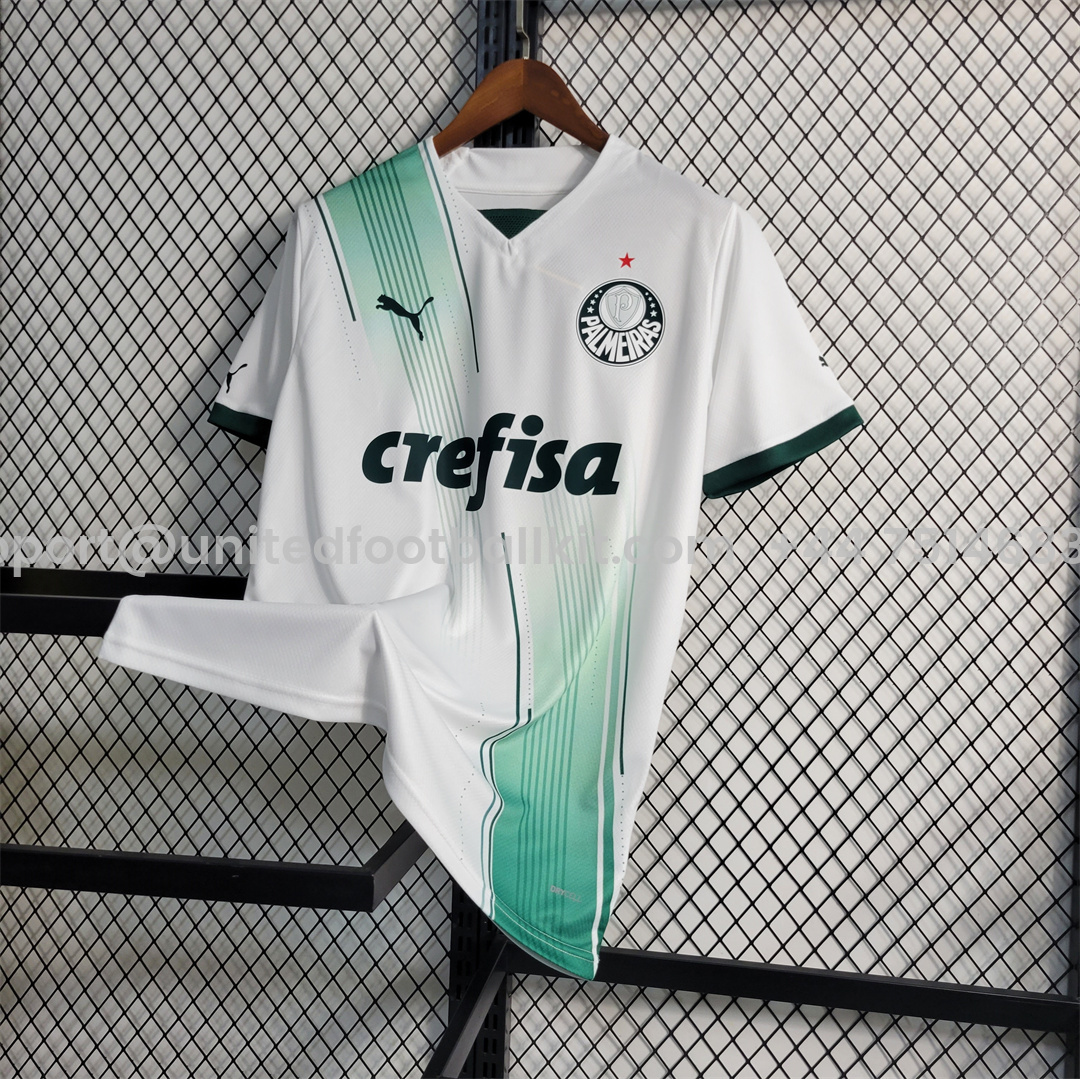 Unitedfootballkit.com | Palmeiras 2023 Away Stadium Jersey - Fans Version -Customize Name, Number and Patch | Worldwide Shipping