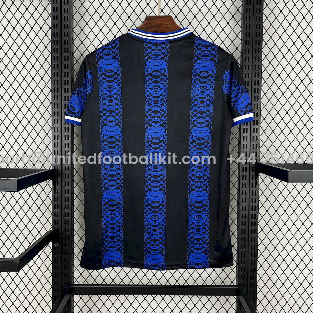 Unitedfootballkit.com | Inter Milan 24-25 Blue Black Mamba Special Edition Jersey - Fans Version -Customize Name, Number and Patch | Worldwide Shipping