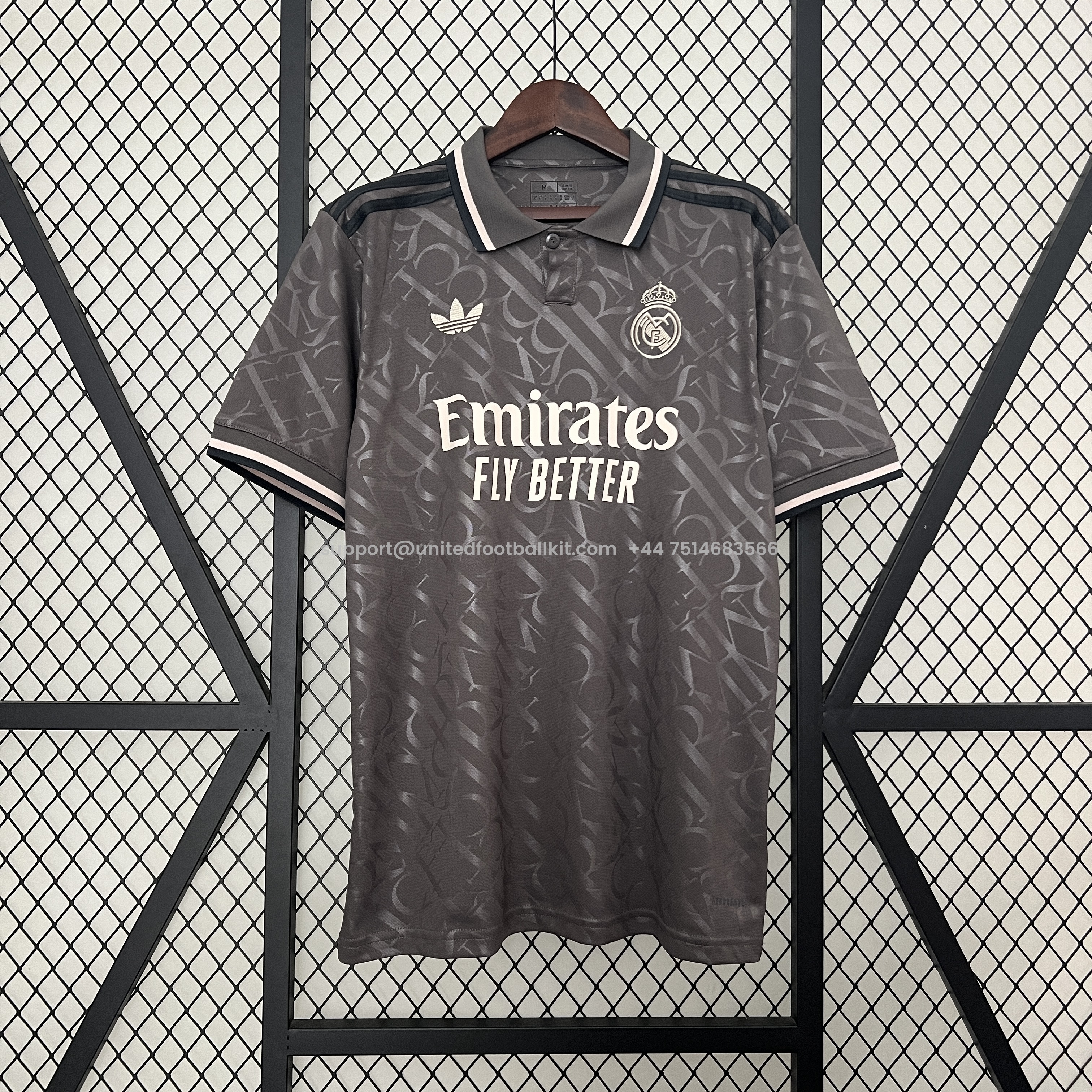 Unitedfootballkit.com | Real Madrid 24-25 Third Jersey - Fans Version -Customize Name, Number and Patch | Worldwide Shipping