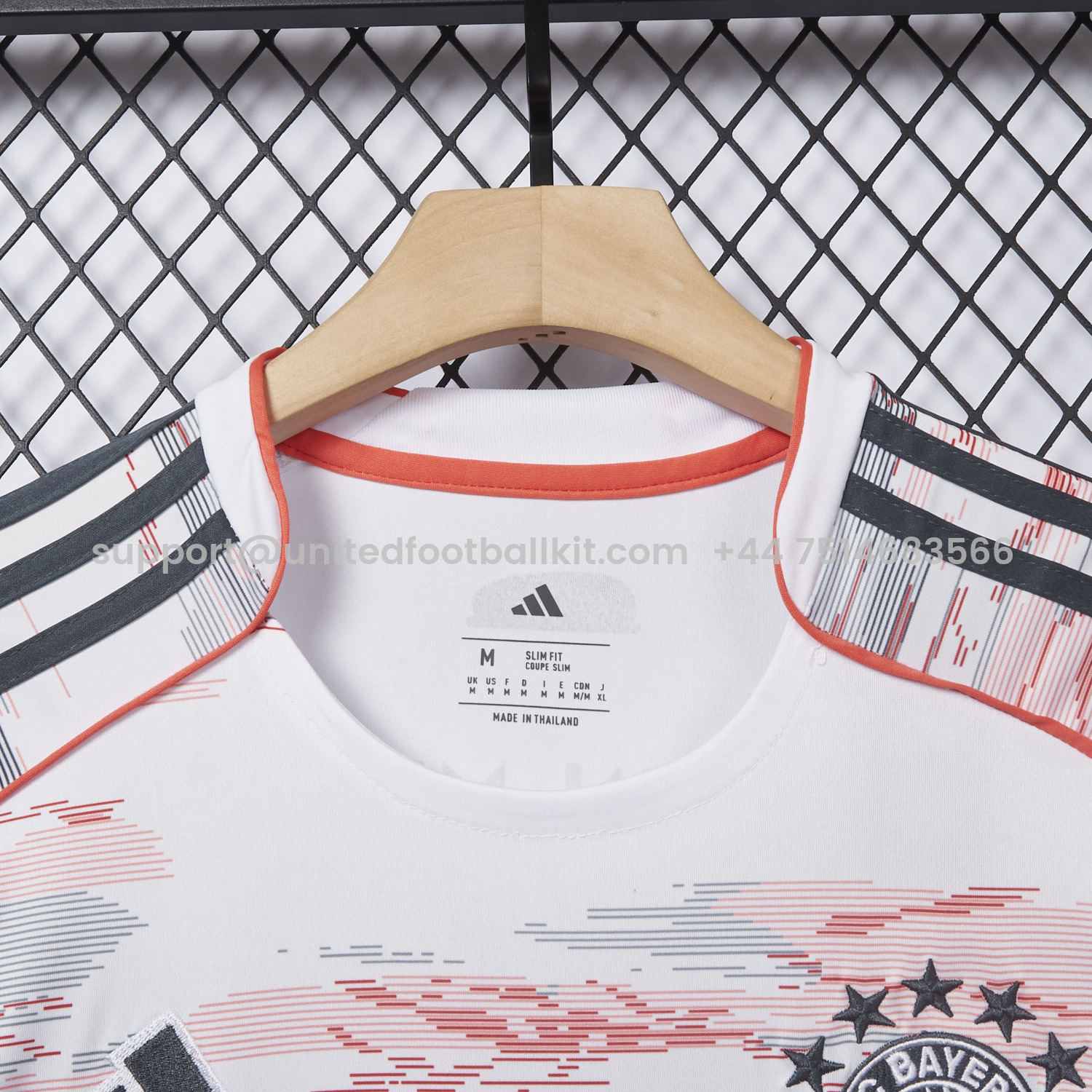 Unitedfootballkit.com | Bayern Munich 25-26 Away White Jersey - Fans Version -Customize Name, Number and Patch | Worldwide Shipping