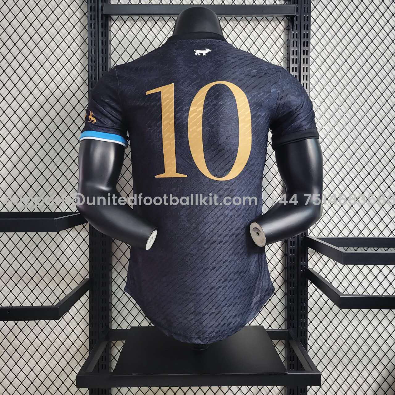 Unitedfootballkit.com | Argentina La Pulga Limited Edition Jersey - Player Version -Customize Name, Number and Patch | Worldwide Shipping