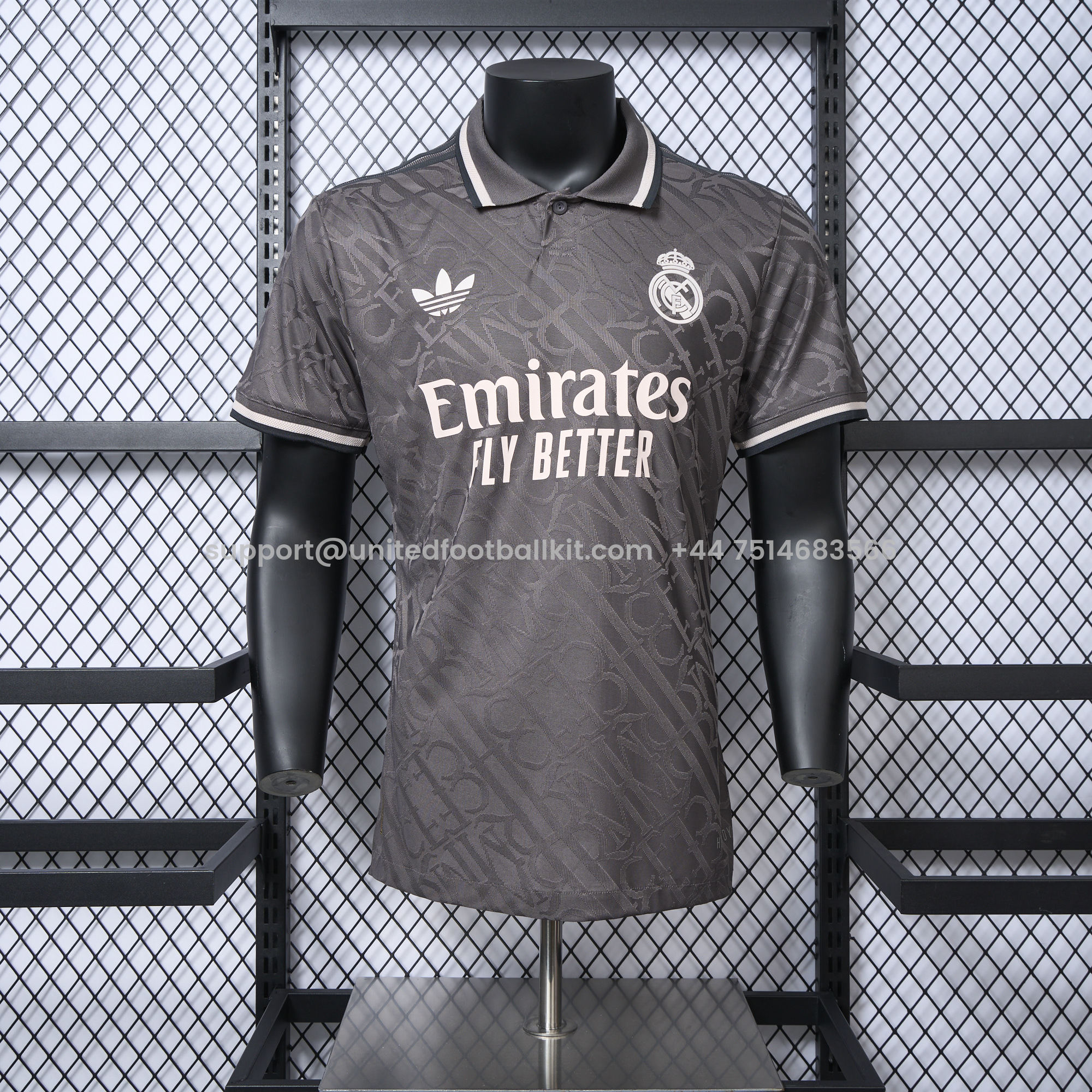 Unitedfootballkit.com | Real Madrid 24-25 Third Jersey - Player Version -Customize Name, Number and Patch | Worldwide Shipping