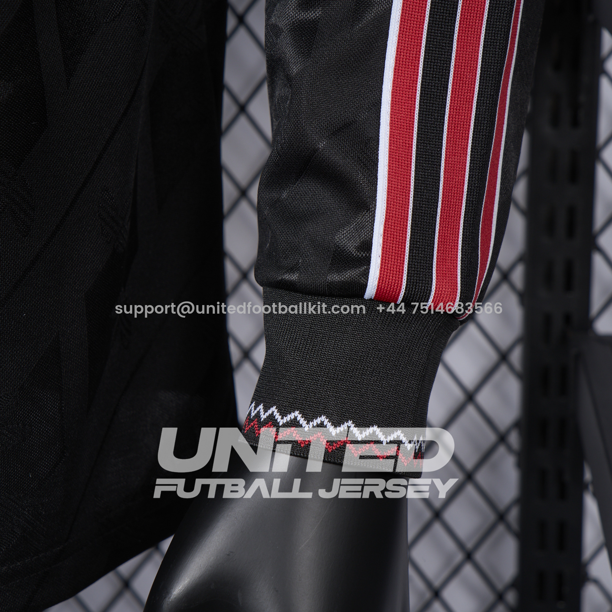 Unitedfootballkit.com | Manchester United 24-25 Originals LFSTLR Long Sleeve Black Jersey - Player Version -Customize Name, Number and Patch | Worldwide Shipping