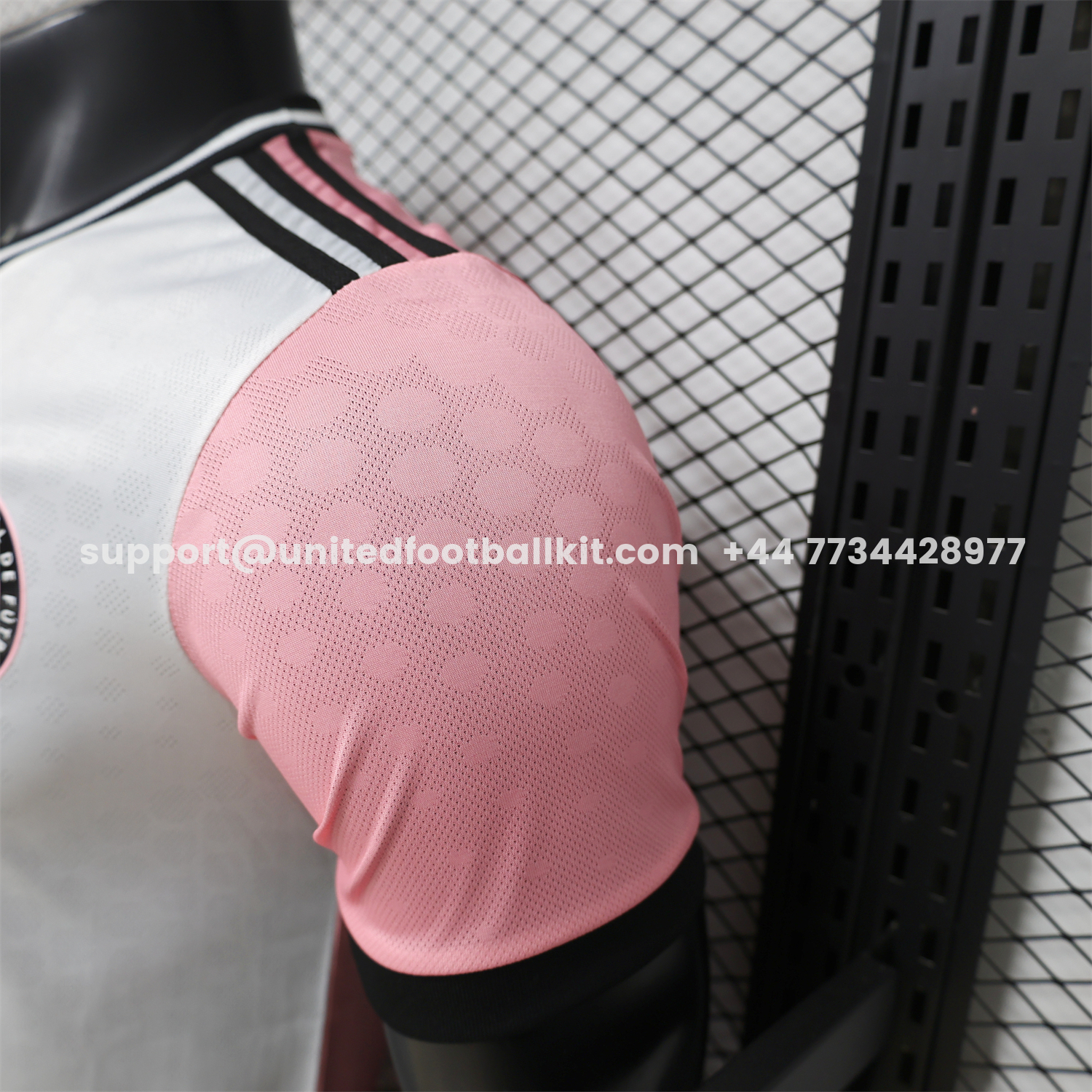 Unitedfootballkit.com | INT M.A.M 26-27 Pink White Special Jersey - Player Version -Customize Name, Number and Patch | Worldwide Shipping