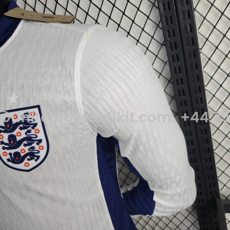 Unitedfootballkit.com | England 2024 Home Stadium Long Sleeve Jersey - Player Version -Customize Name, Number and Patch | Worldwide Shipping