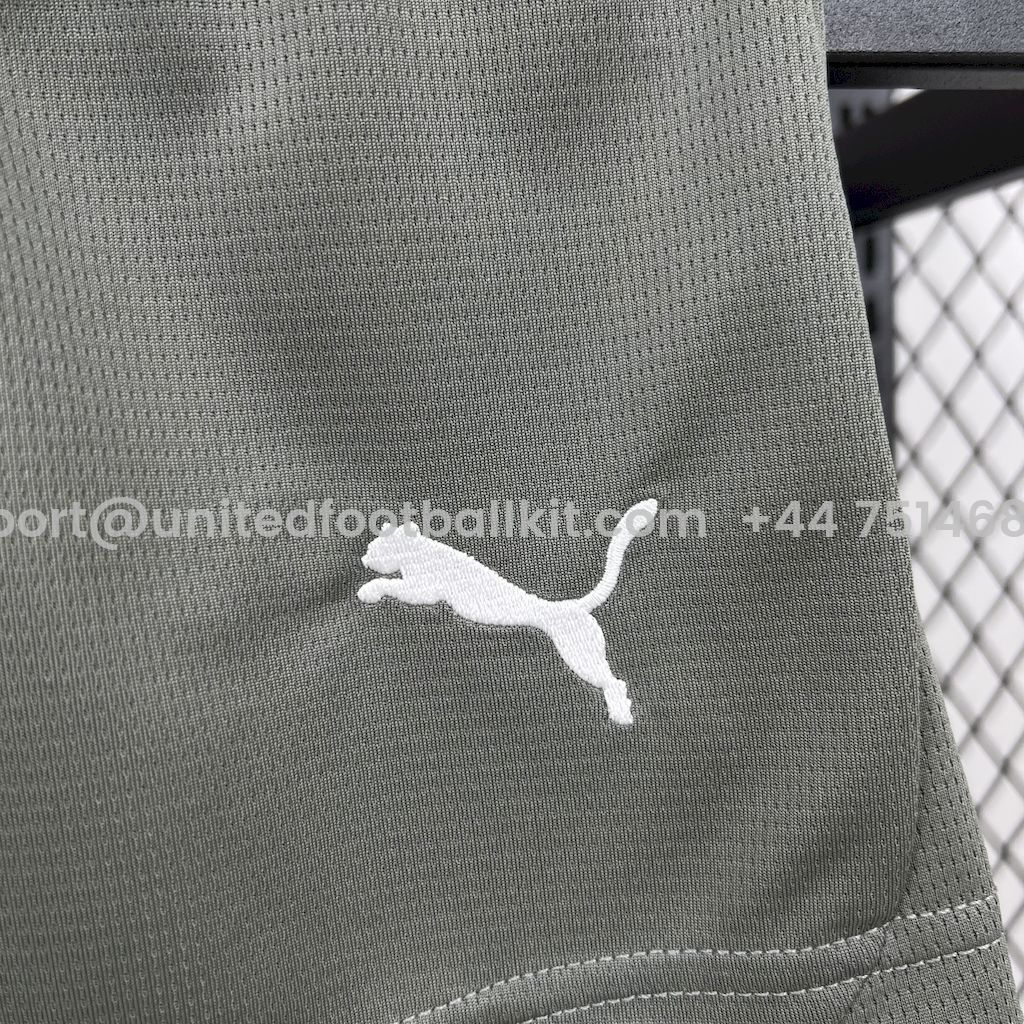 Unitedfootballkit.com | Sporting de Gijon 24-25 Third Kids Kit -Customize Name, Number and Patch | Worldwide Shipping