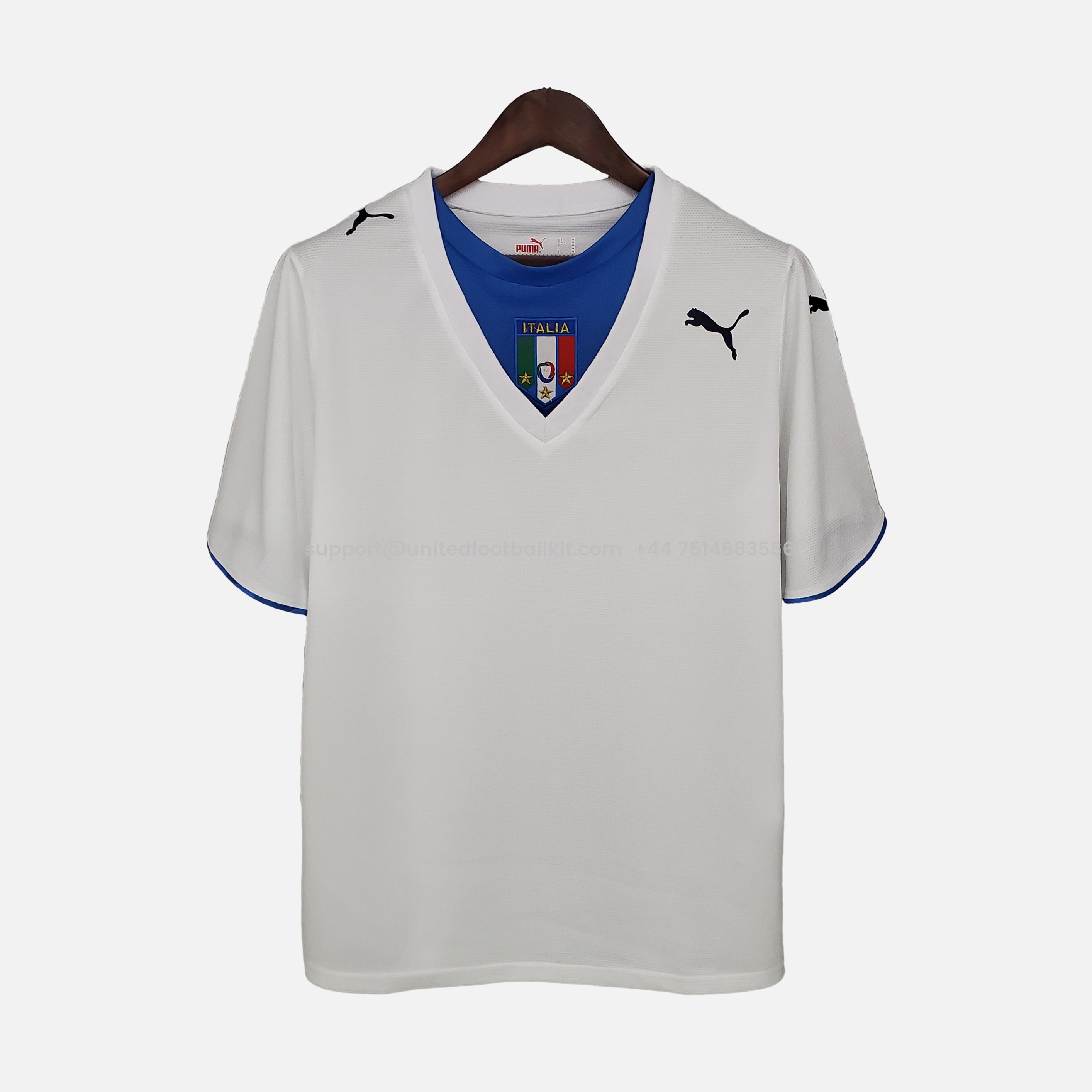 Unitedfootballkit.com | Retro Italy 2006 Away Stadium Jersey -Customize Name, Number and Patch | Worldwide Shipping