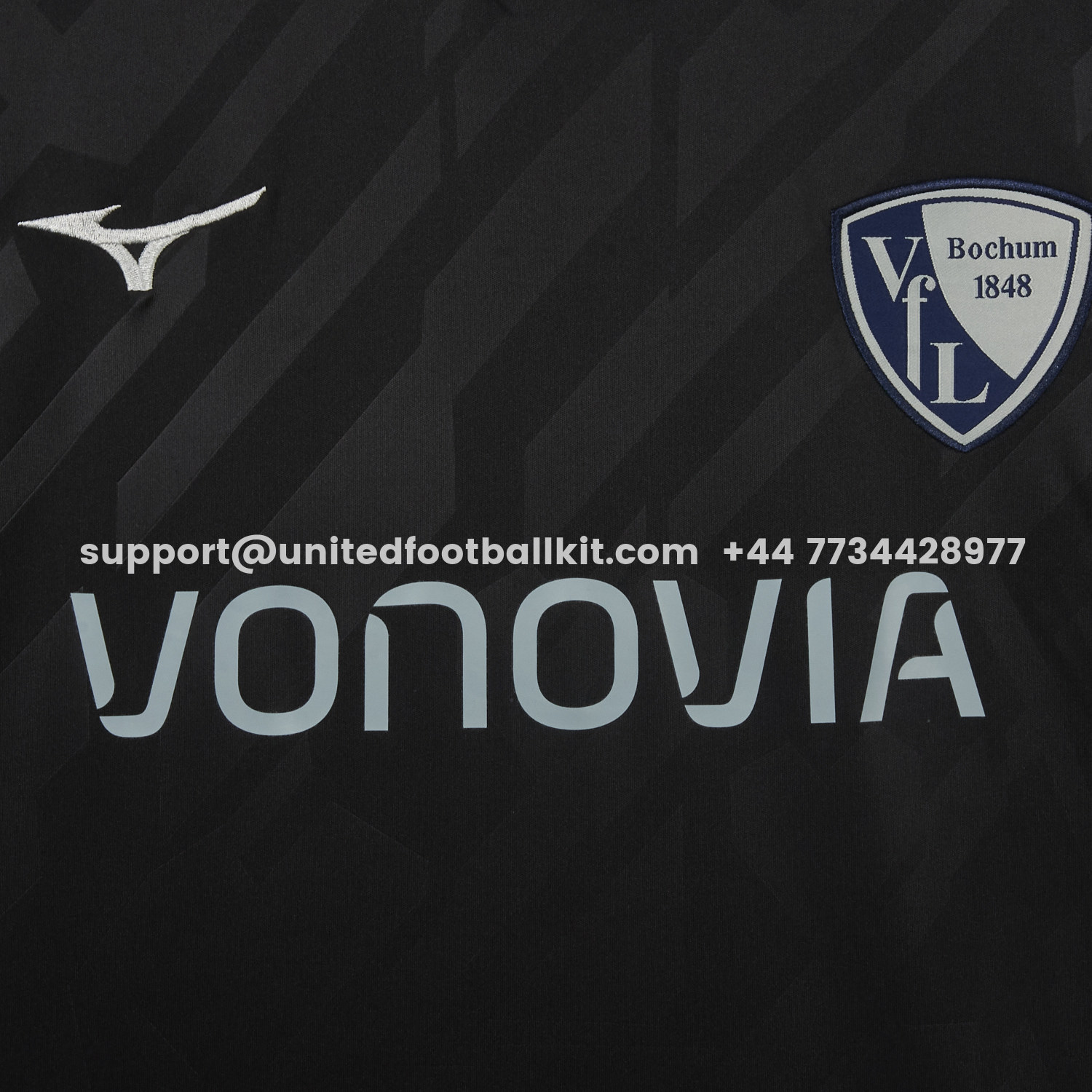 Unitedfootballkit.com | Bochum 25-26 Black Special Jersey - Fans Version -Customize Name, Number and Patch | Worldwide Shipping