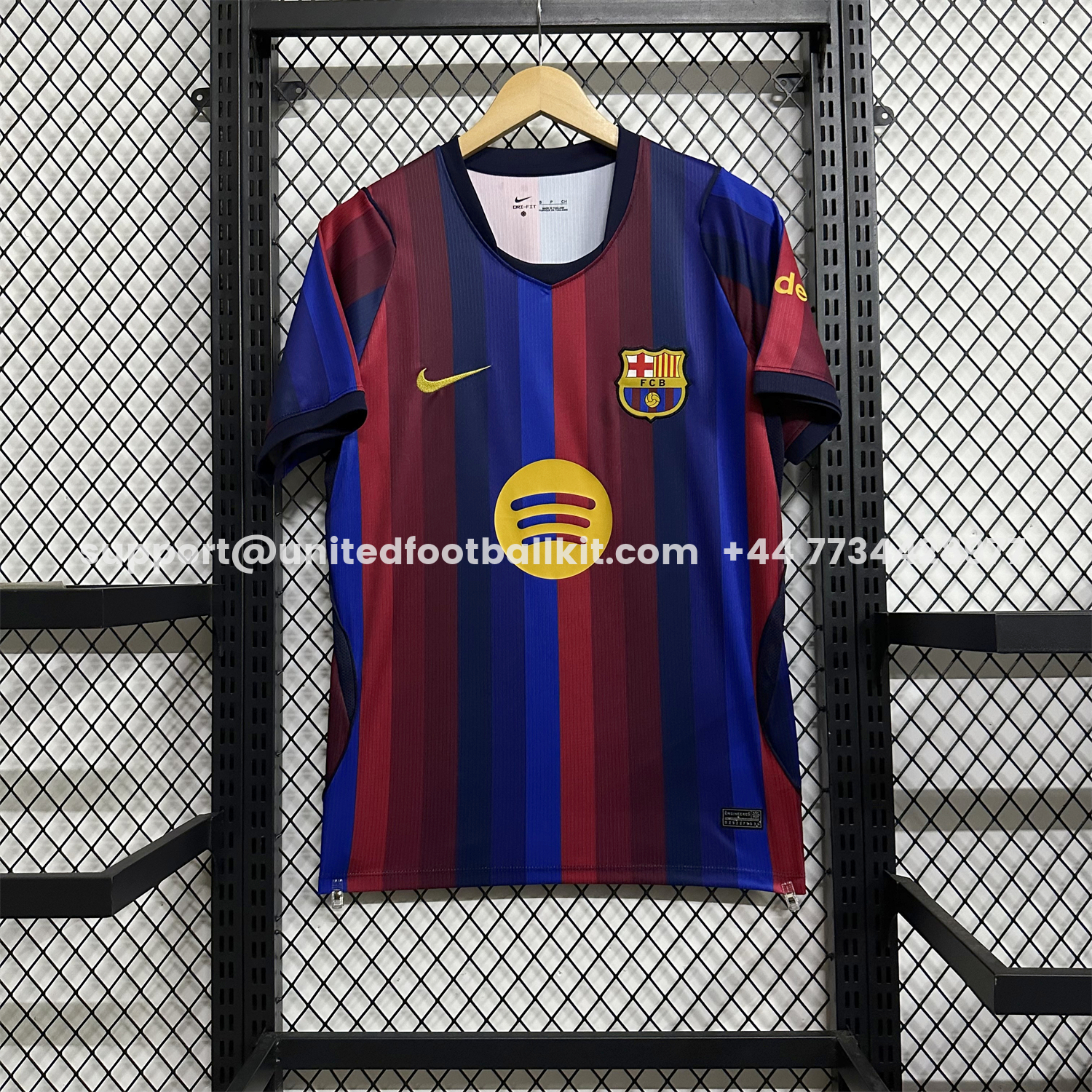 Unitedfootballkit.com | Barcelona 26-27 Home Jersey - Fans Version -Customize Name, Number and Patch | Worldwide Shipping