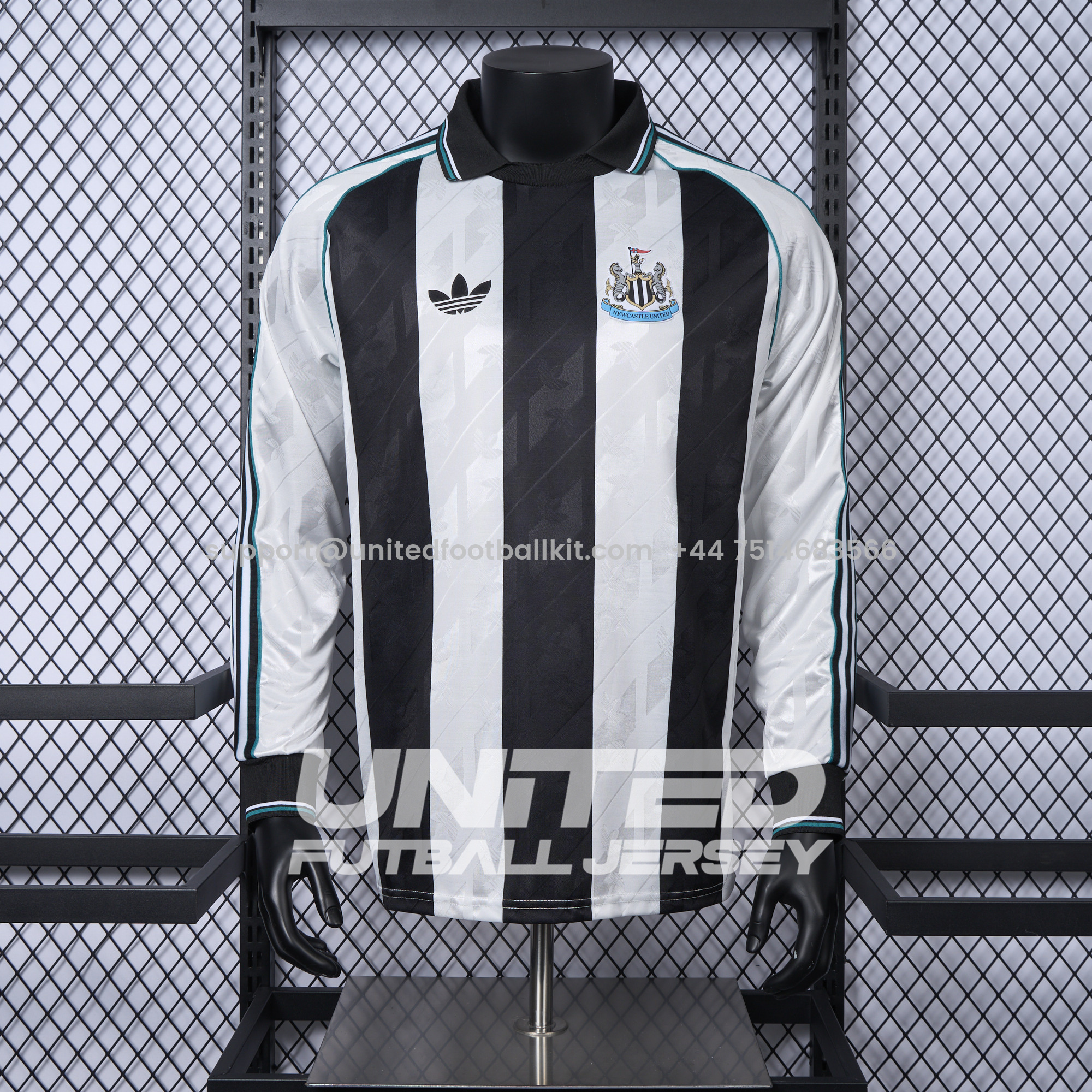 Unitedfootballkit.com | Newcastle United 24-25 Originals LFSTLR Long Sleeve Jersey - Player Version -Customize Name, Number and Patch | Worldwide Shipping