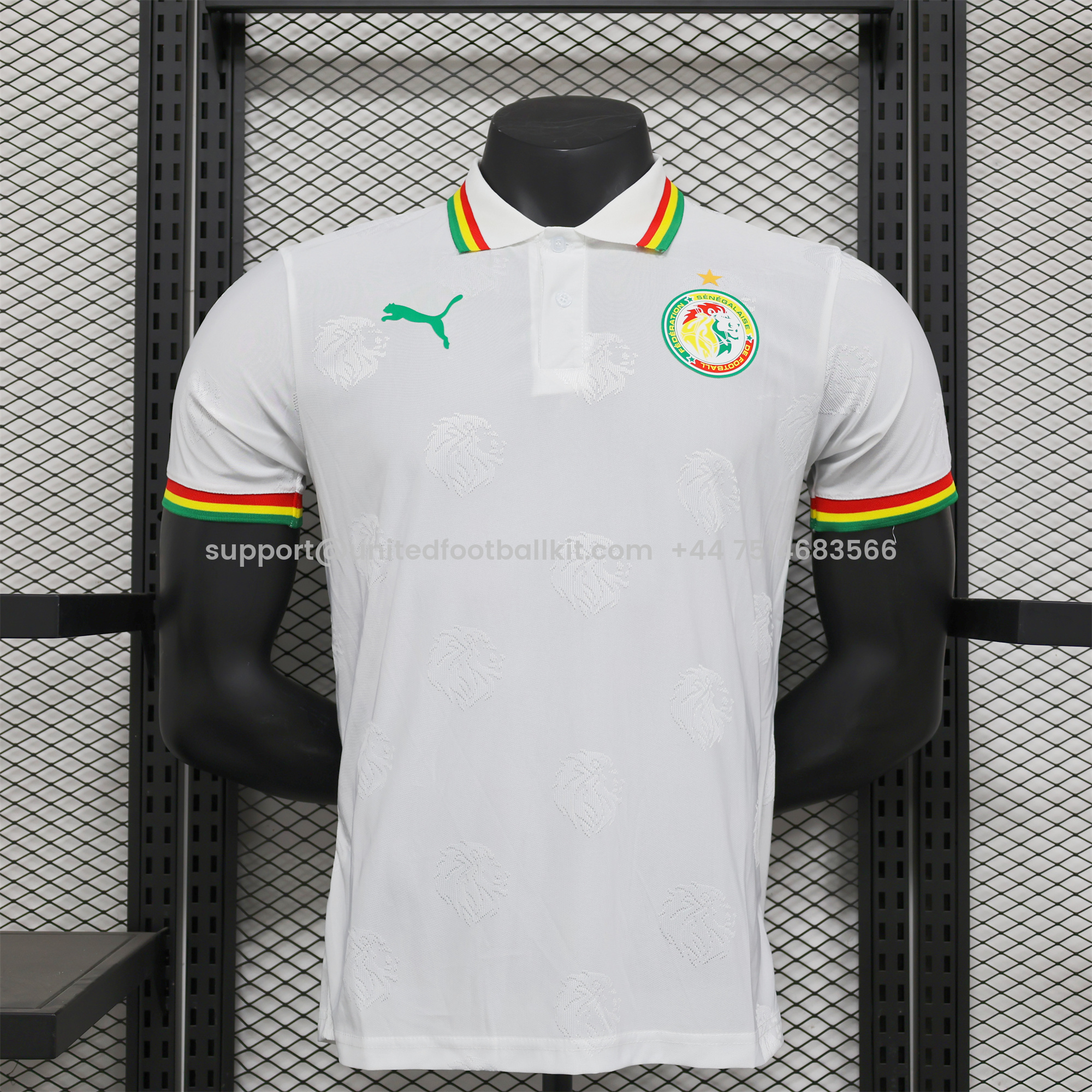 Unitedfootballkit.com | Senegal 2024 White Special Edition Jersey - Player Version -Customize Name, Number and Patch | Worldwide Shipping