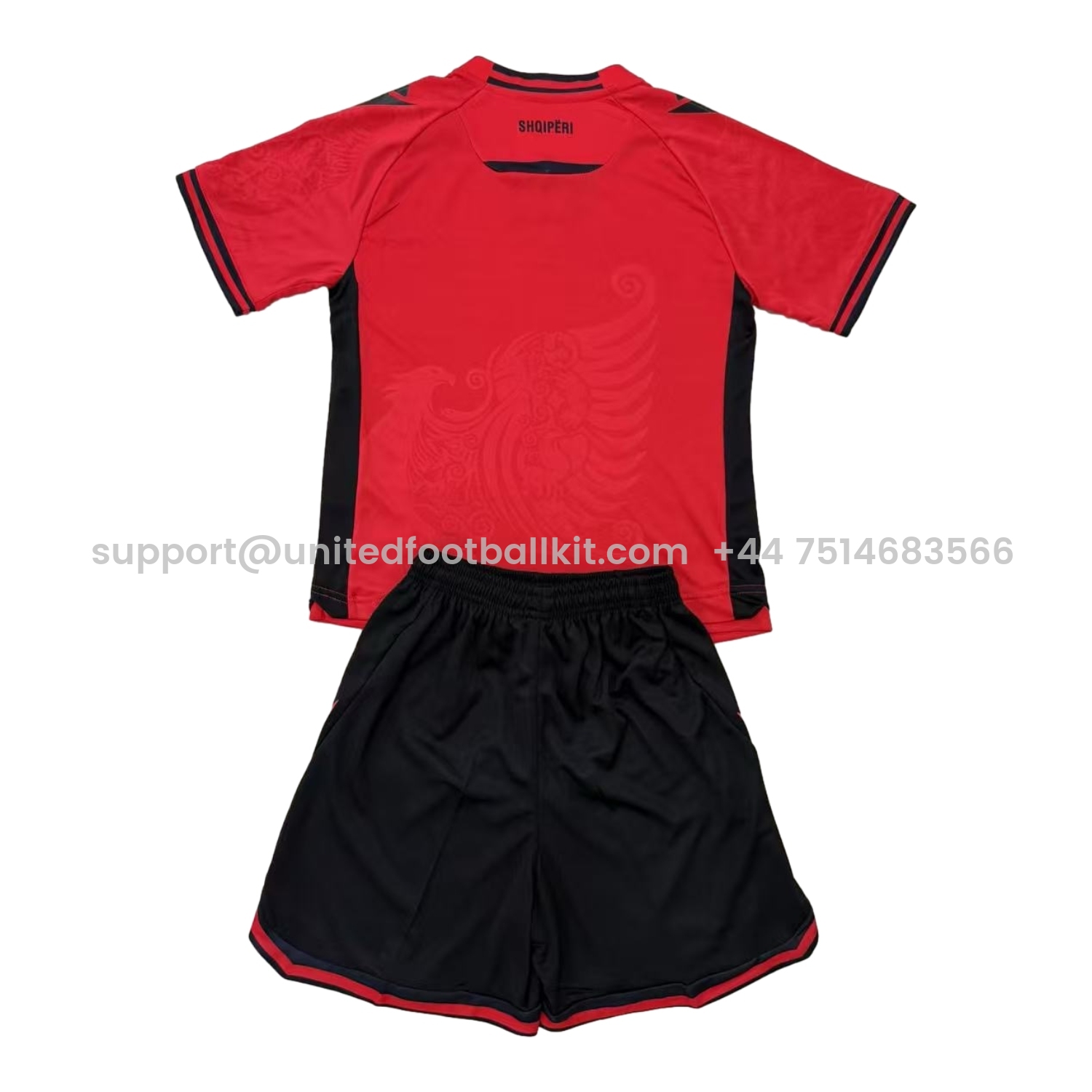 Unitedfootballkit.com | Albania 25-26 Home Men's Adult Jersey Set - Fans Version -Customize Name, Number and Patch | Worldwide Shipping