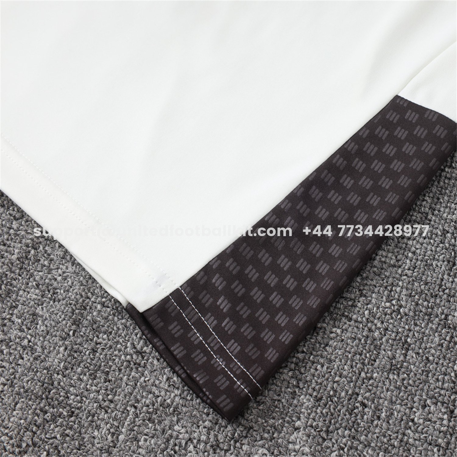 Unitedfootballkit.com | Flamengo 2026 Long Sleeve Training Set - White Top & Black Pants -Customize Name, Number and Patch | Worldwide Shipping